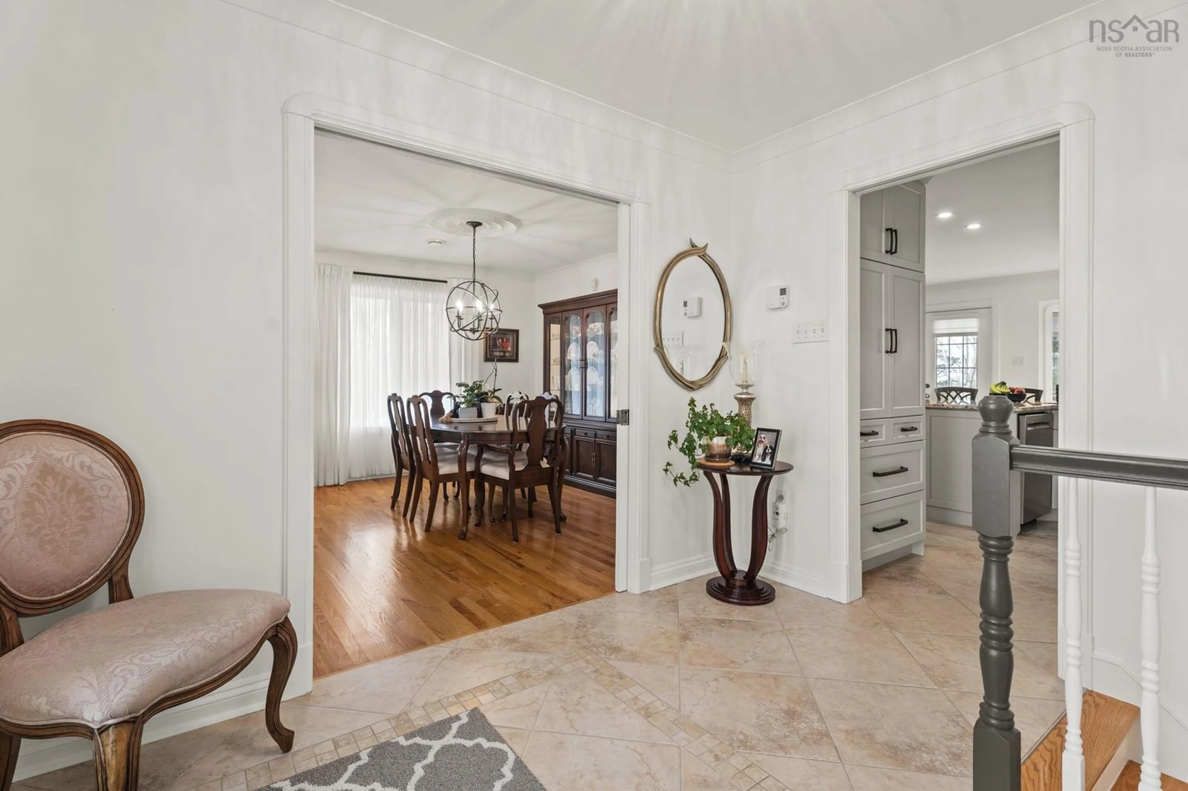 Dining room, ceramic/tile floor for 9 Rosewood Crt, Dartmouth Nova Scotia B2W 6K3