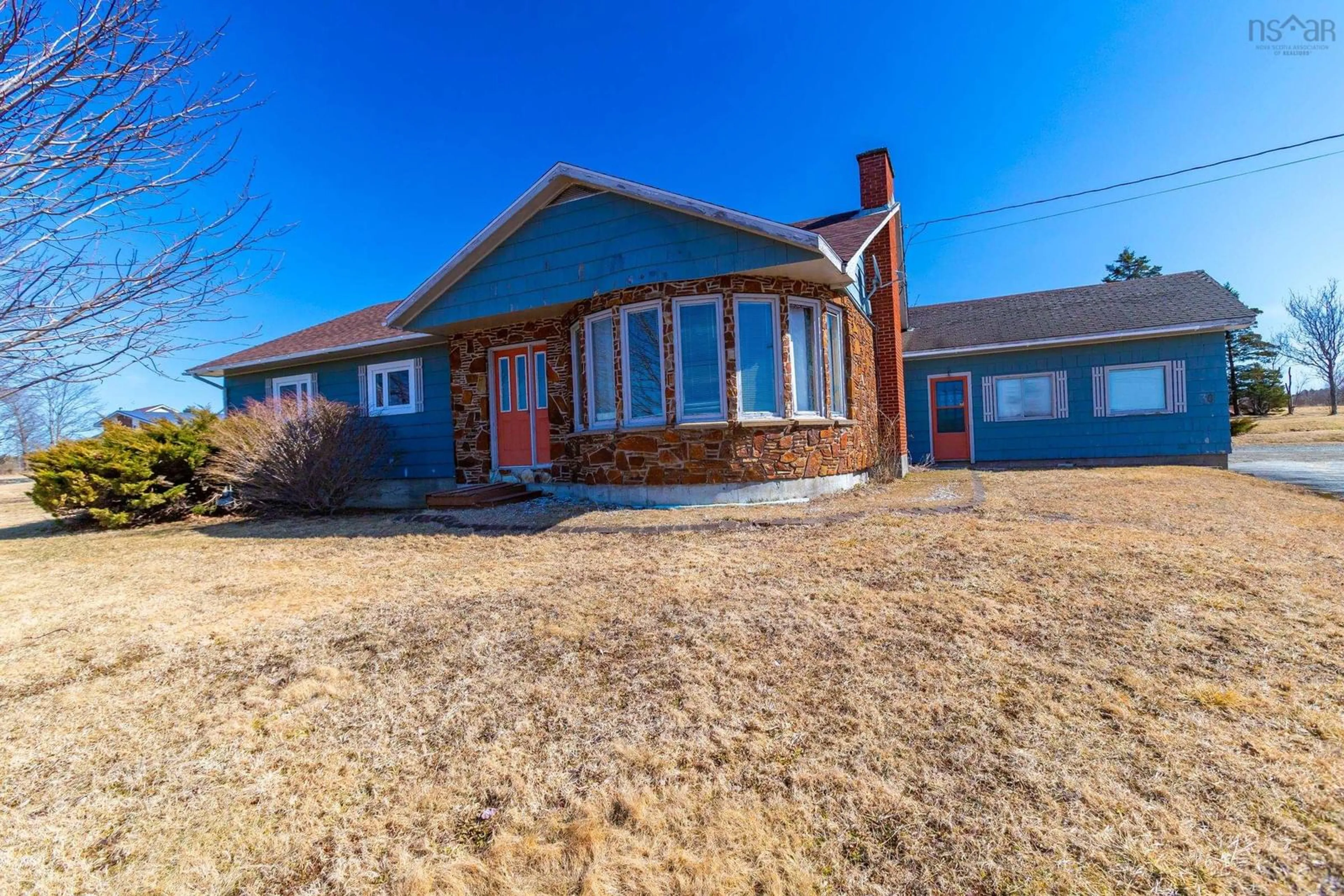 Home with brick exterior material, street for 30 Common Cross Rd, Saulnierville Nova Scotia B0W 2Z0