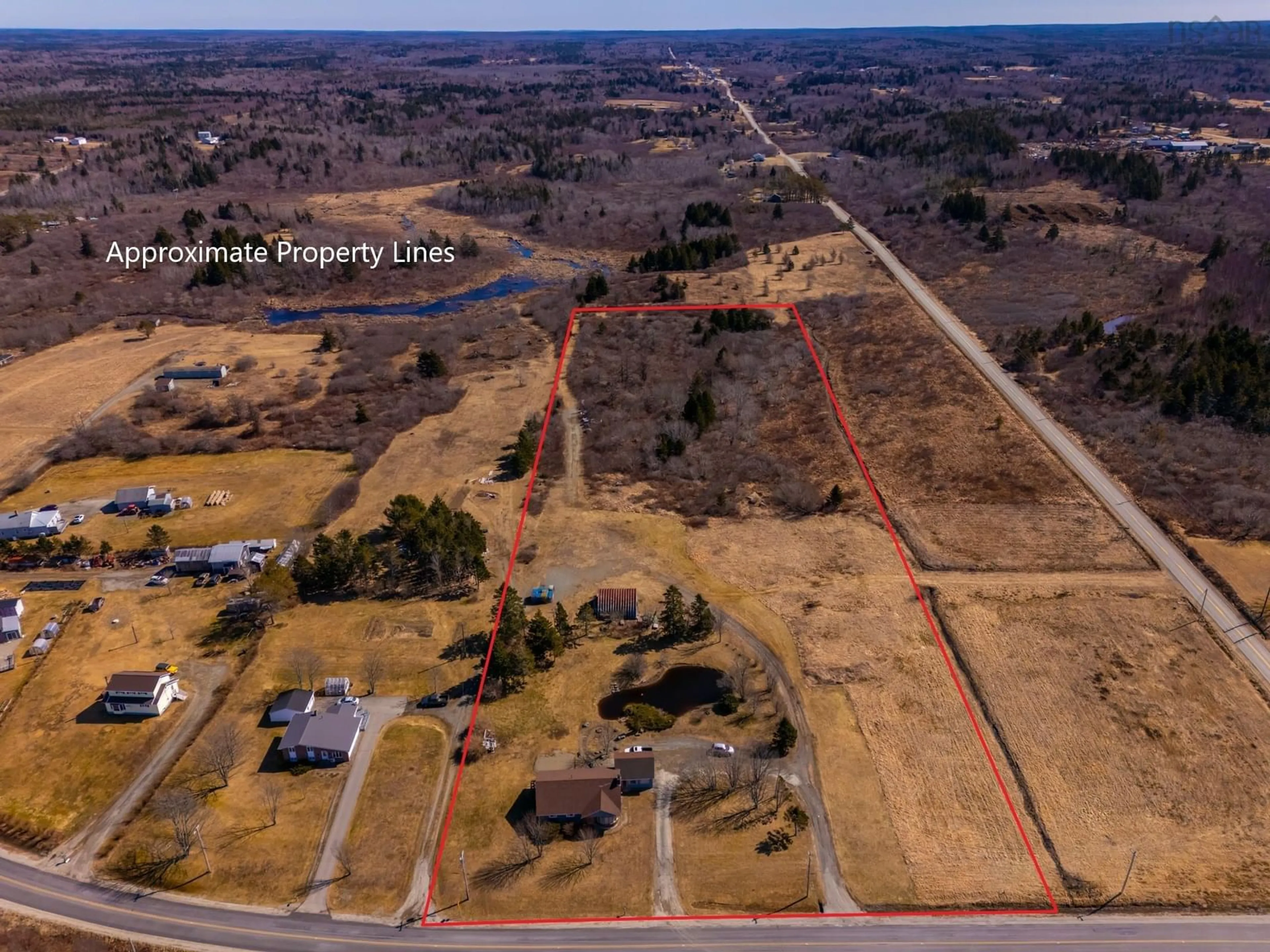A pic from outside/outdoor area/front of a property/back of a property/a pic from drone, unknown for 30 Common Cross Rd, Saulnierville Nova Scotia B0W 2Z0