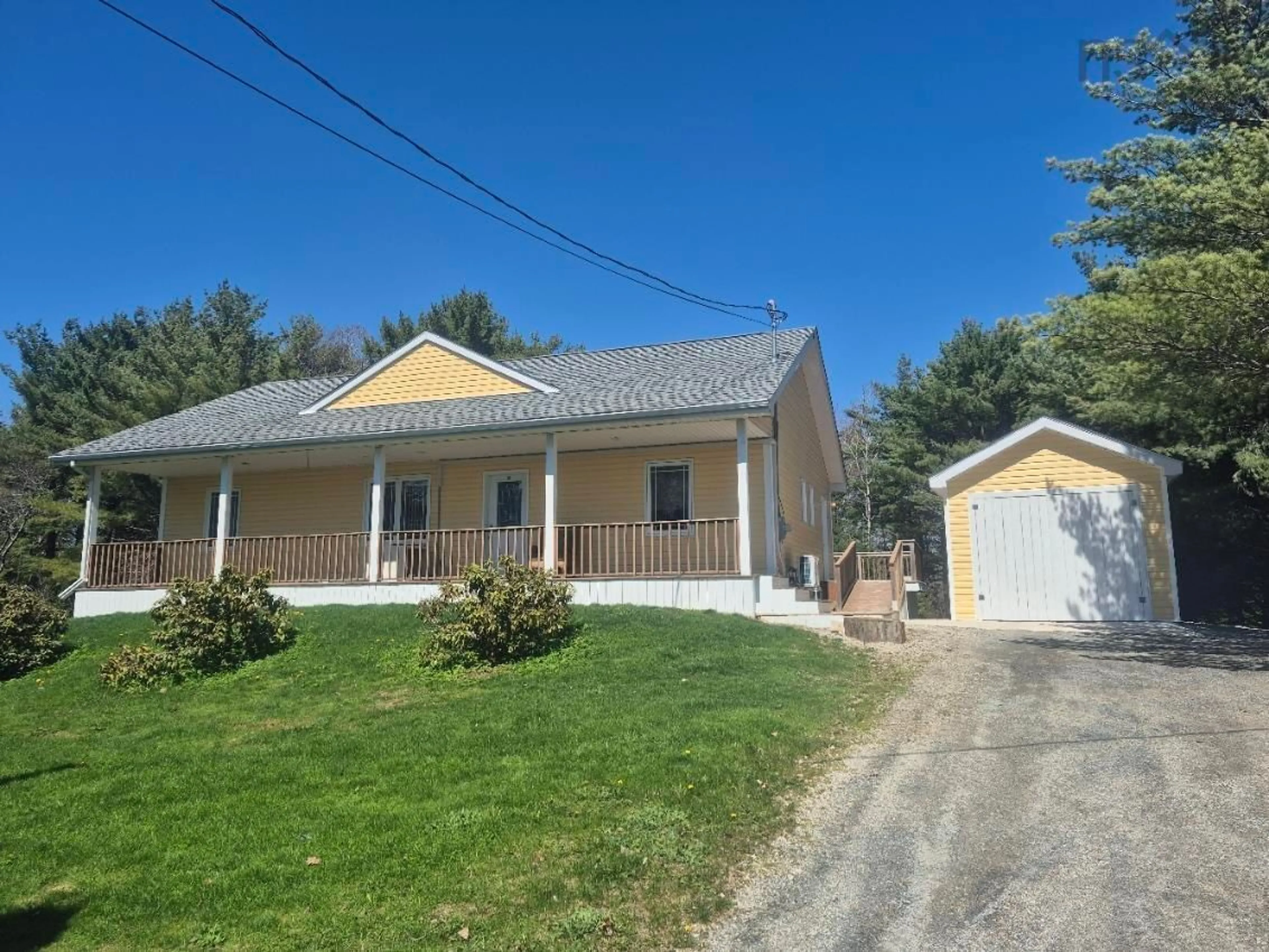 A pic from outside/outdoor area/front of a property/back of a property/a pic from drone, street for 420 Bolivar Rd, Rhodes Corner Nova Scotia B4V 5N7