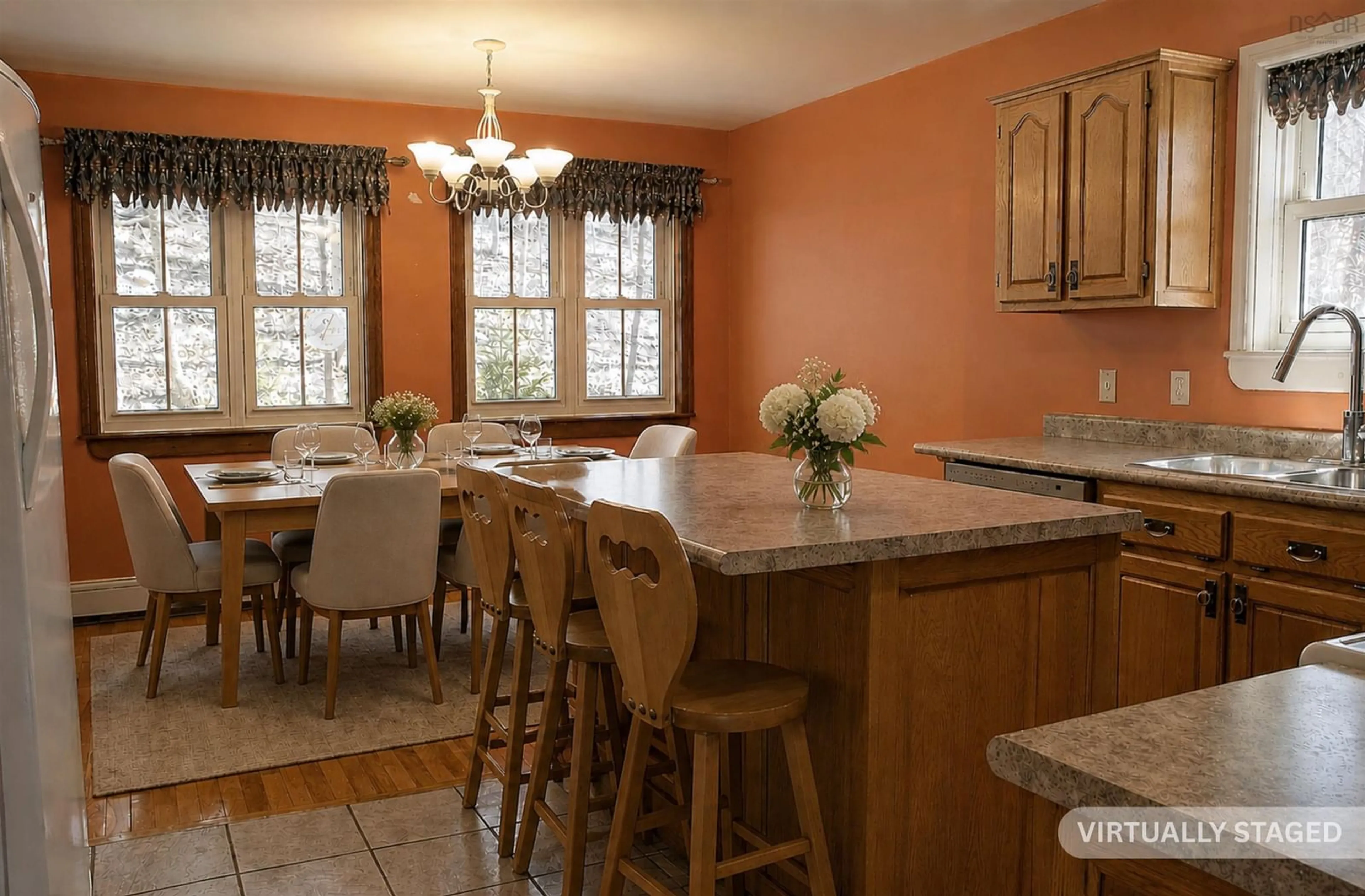 Dining room, ceramic/tile floor for 168 Lahave St, Bridgewater Nova Scotia B4V 2T5