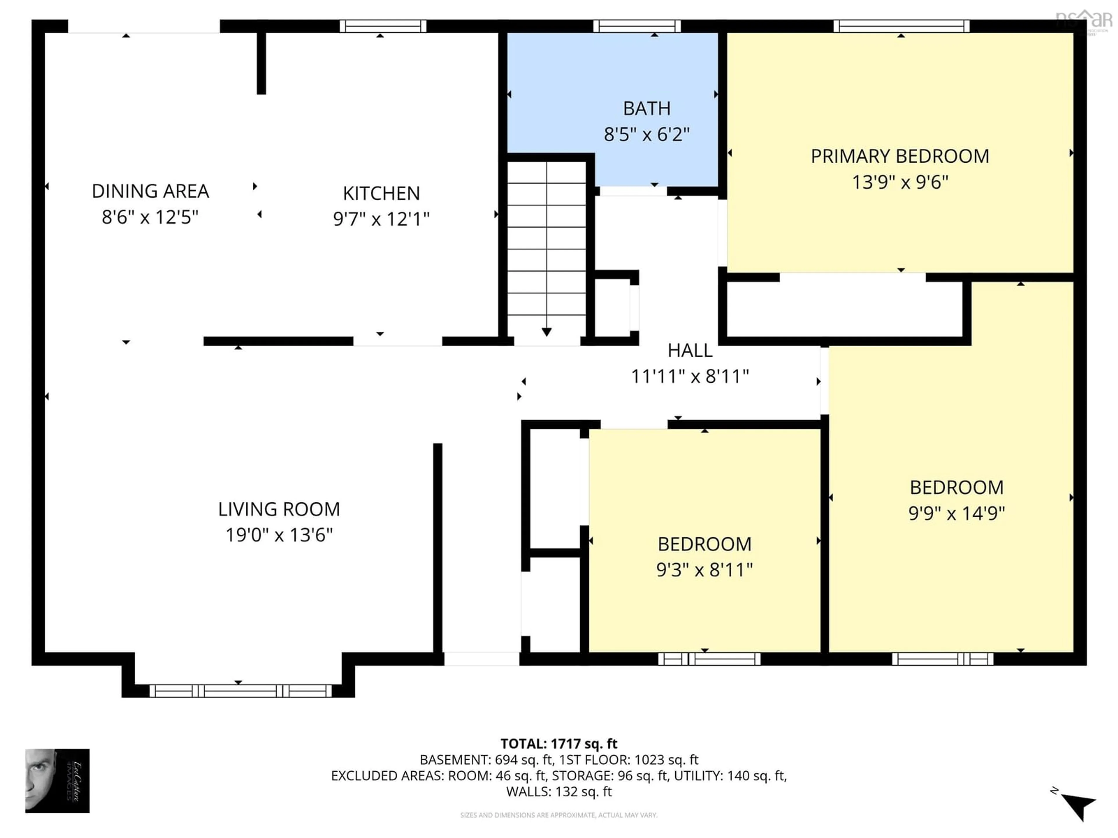 Floor plan for 47 Stratford Dr, Cole Harbour Nova Scotia B2V 2M7
