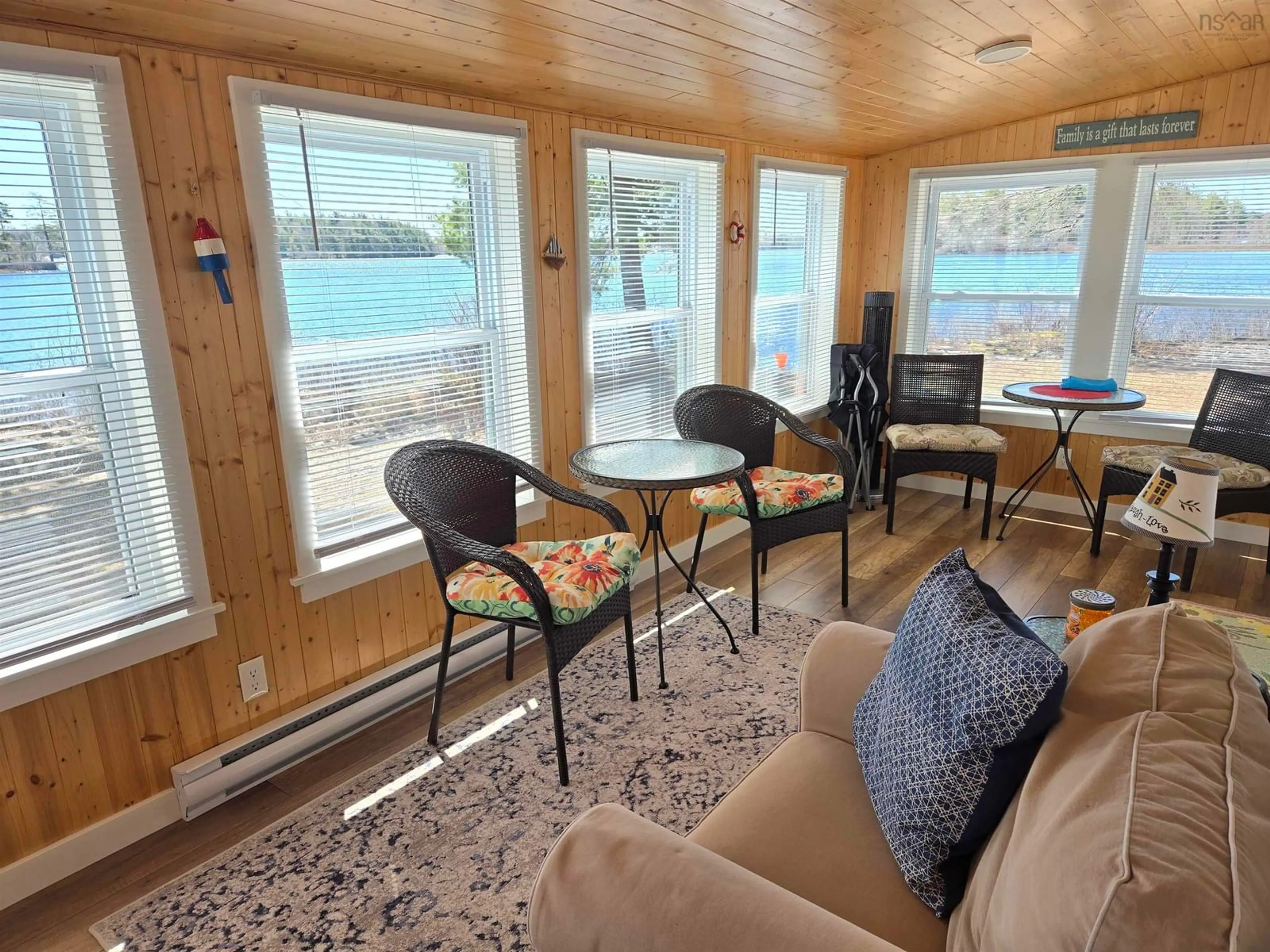 Living room with furniture, wood/laminate floor for 110 Mcbunt Dr, Hebbville Nova Scotia B4V 6Y2