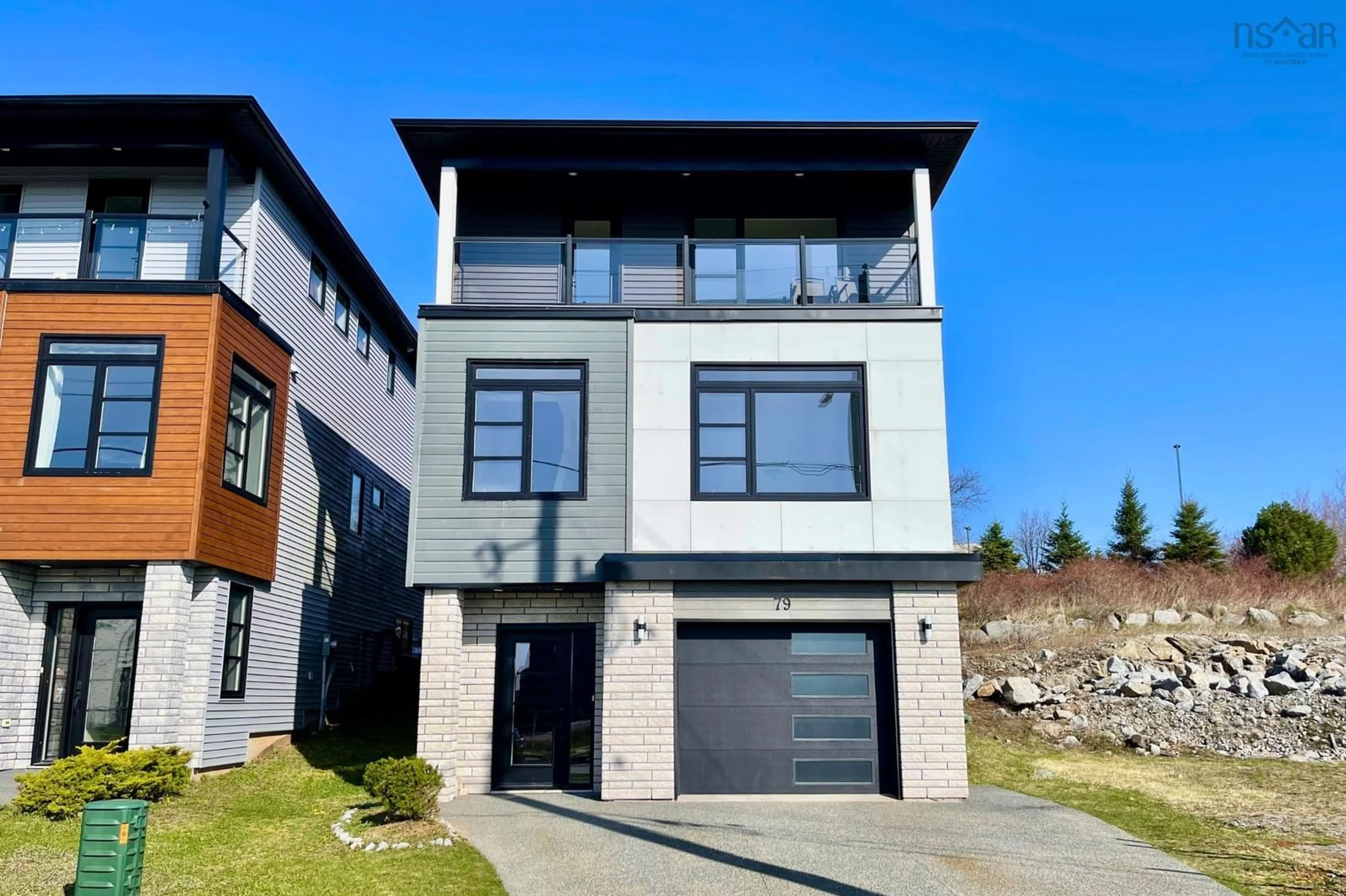 Home with vinyl exterior material, street for 79 Darjeeling Dr, Halifax Nova Scotia B3P 0J9