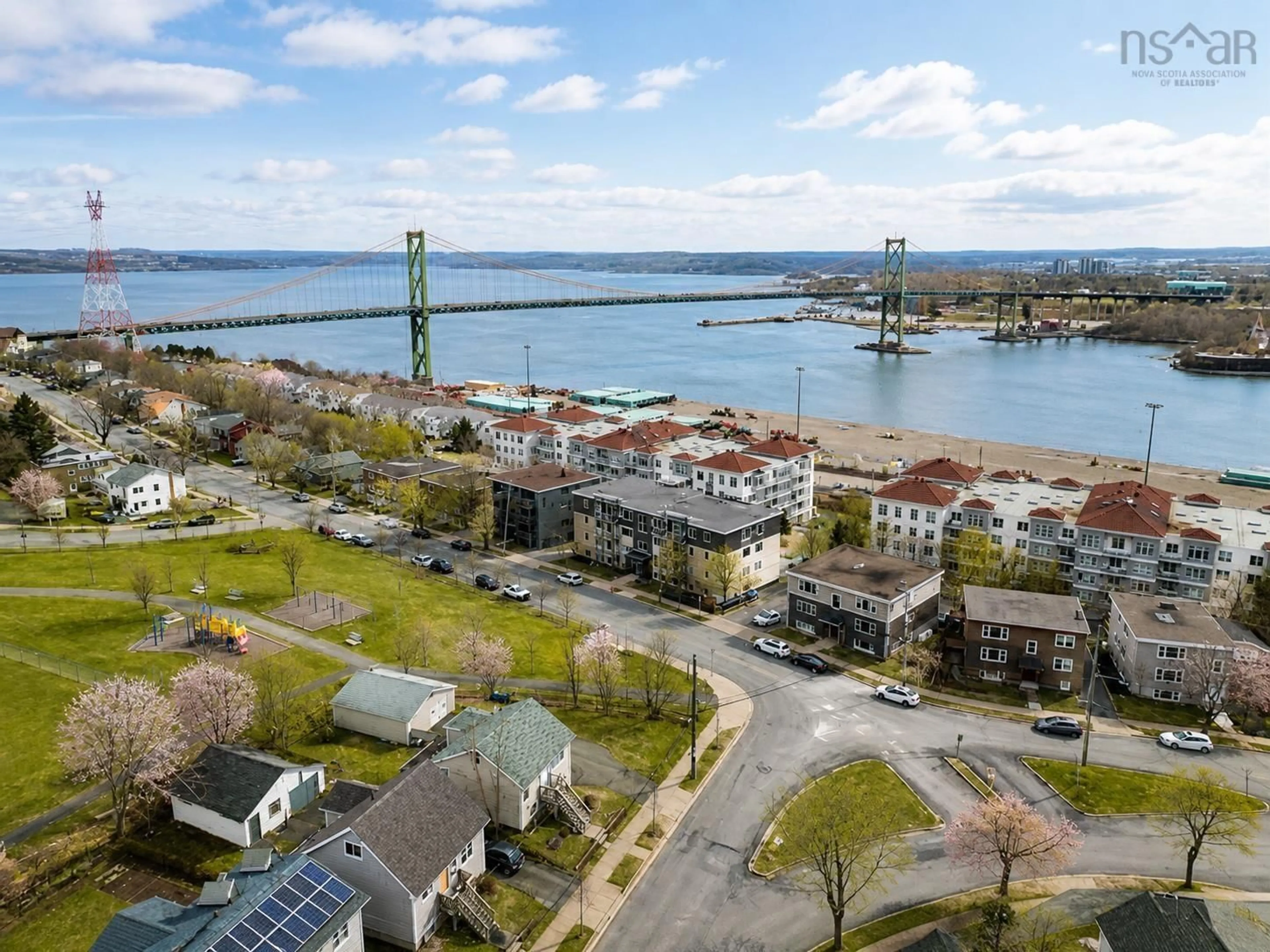 A pic from outside/outdoor area/front of a property/back of a property/a pic from drone, water/lake/river/ocean view for 3749 Kencrest Ave #302, North End Nova Scotia B3K 3L4