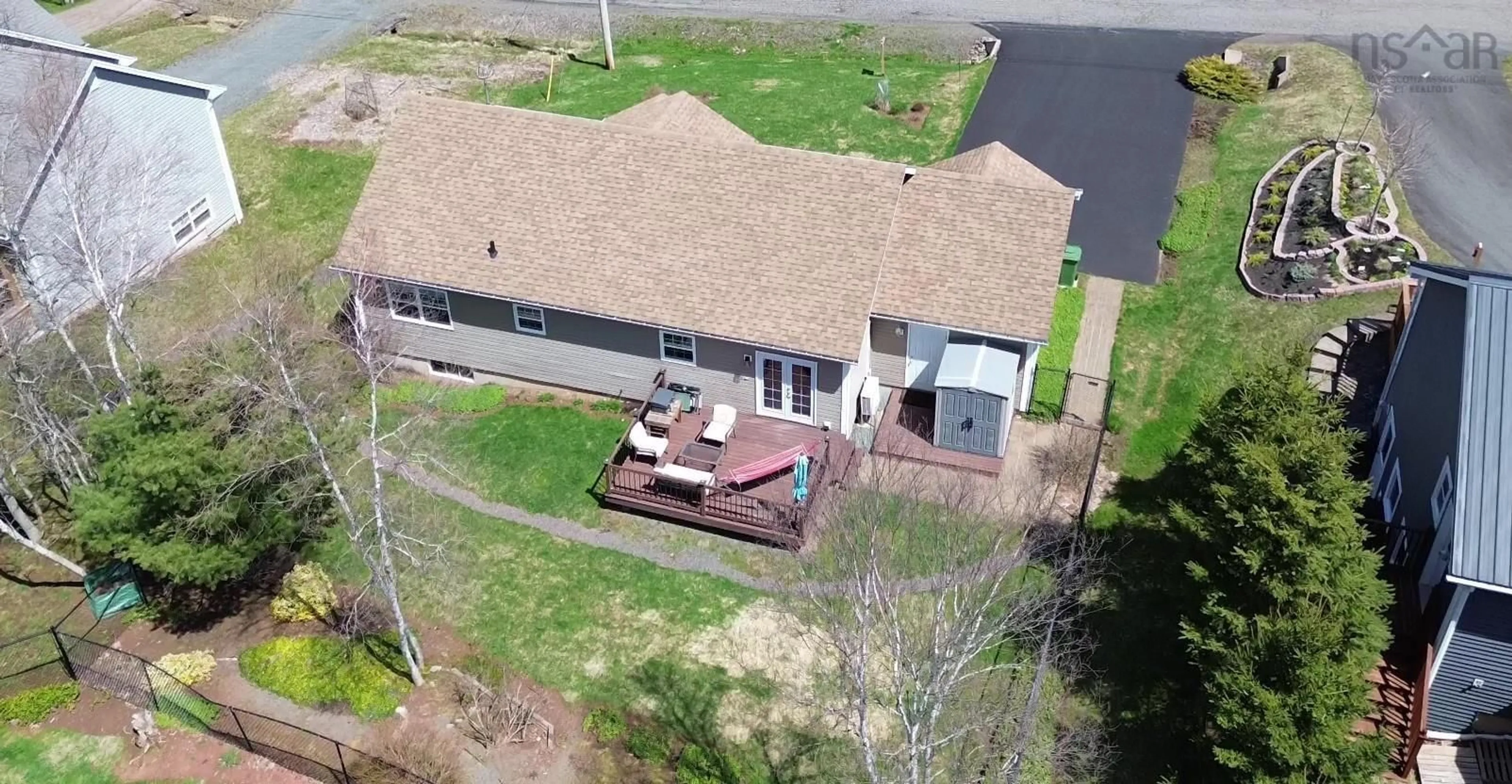 A pic from outside/outdoor area/front of a property/back of a property/a pic from drone, unknown for 144 Ice Pond Dr, Salmon River Nova Scotia B2N 6P6