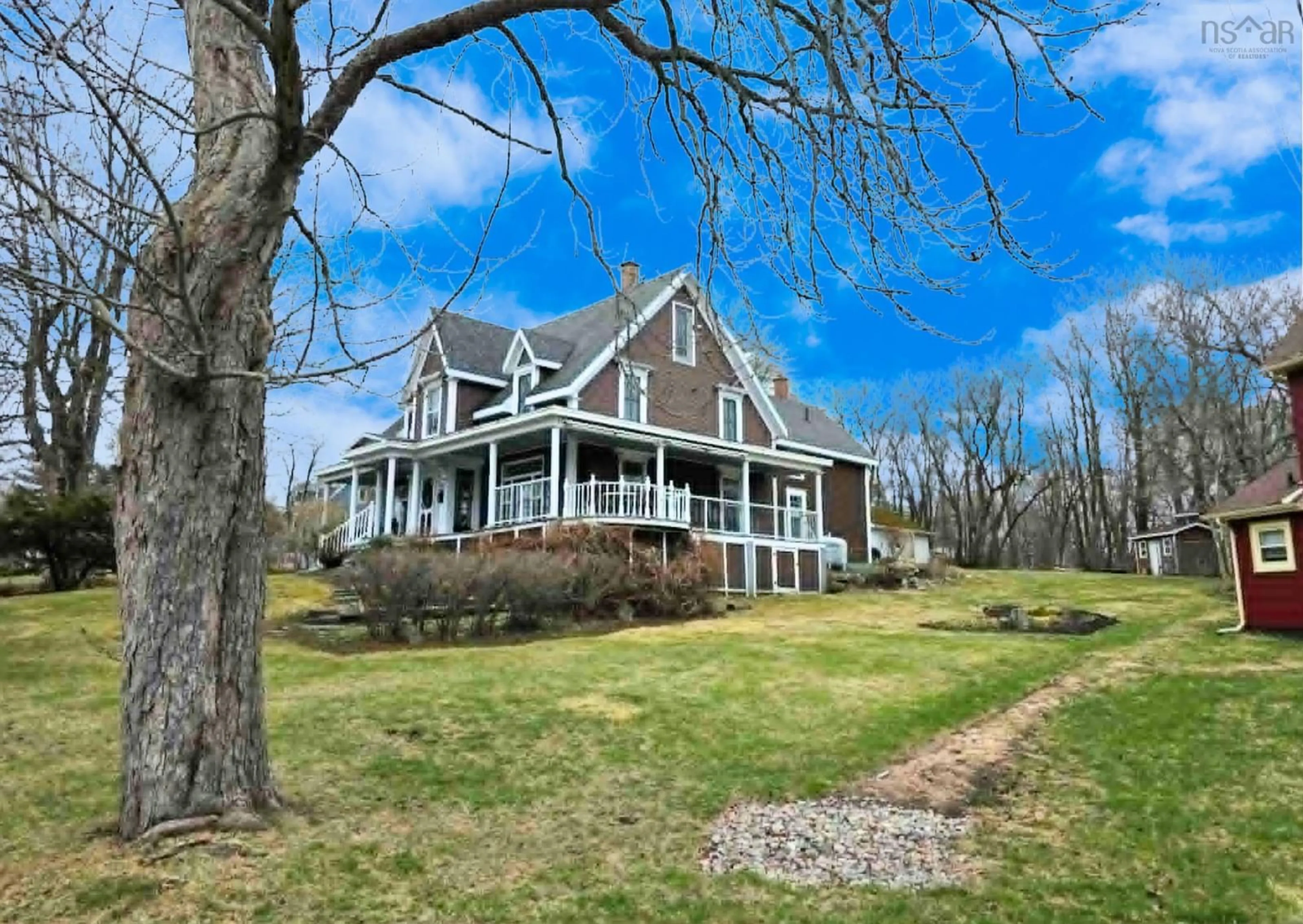 A pic from outside/outdoor area/front of a property/back of a property/a pic from drone, water/lake/river/ocean view for 148 Crescent St, Sydney Nova Scotia B1S 2Z8