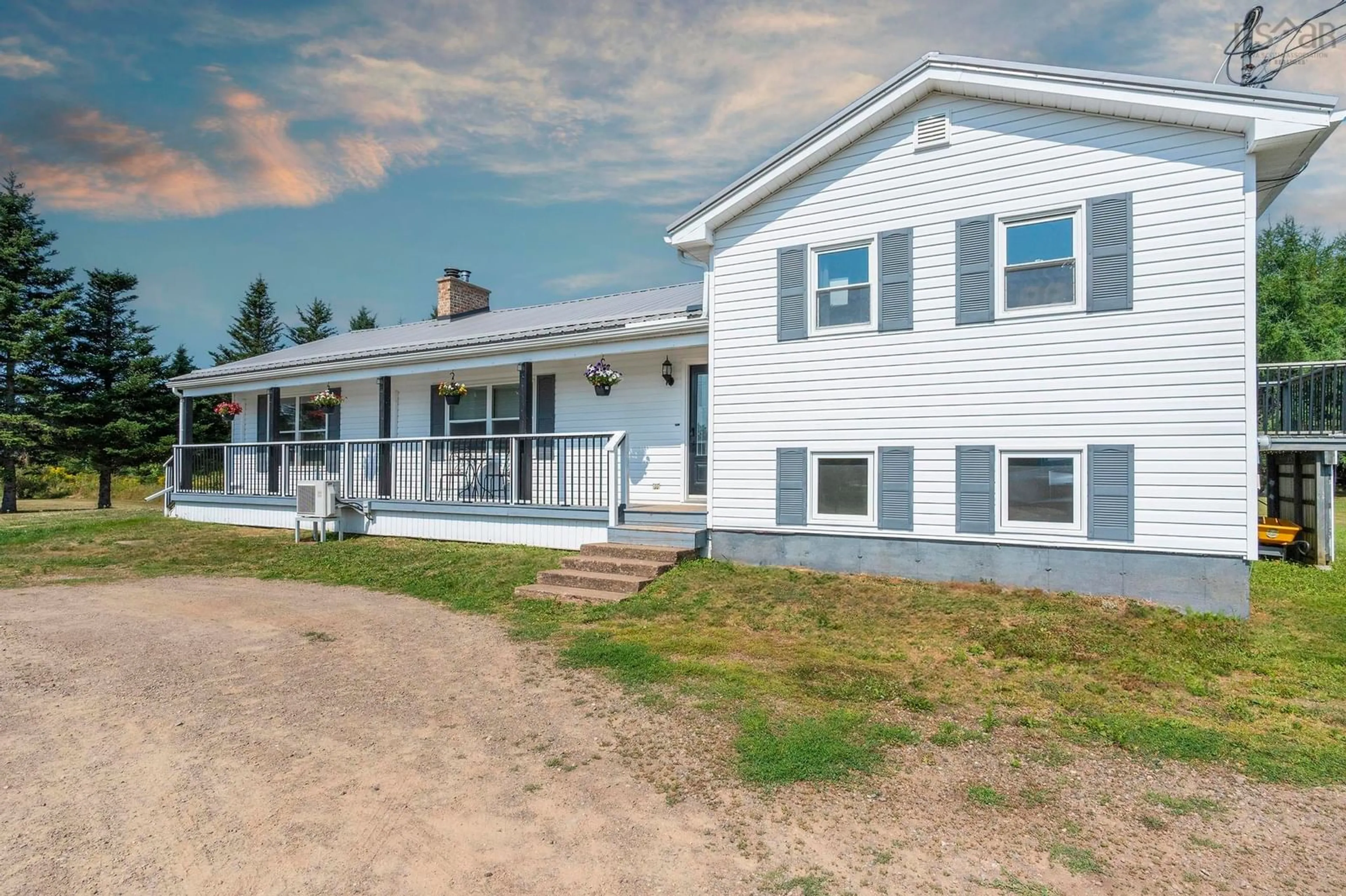 A pic from outside/outdoor area/front of a property/back of a property/a pic from drone, building for 536 Salmon River Rd, Salmon River Nova Scotia B6L 4E4
