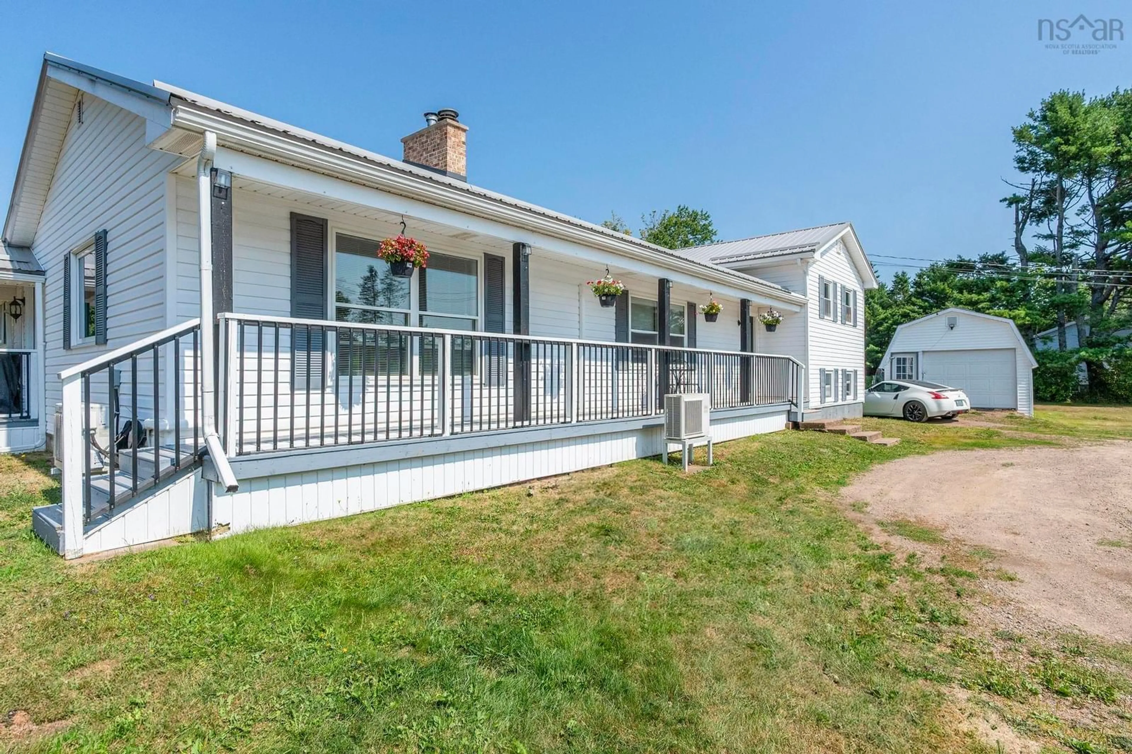 Home with vinyl exterior material, street for 536 Salmon River Rd, Salmon River Nova Scotia B6L 4E4