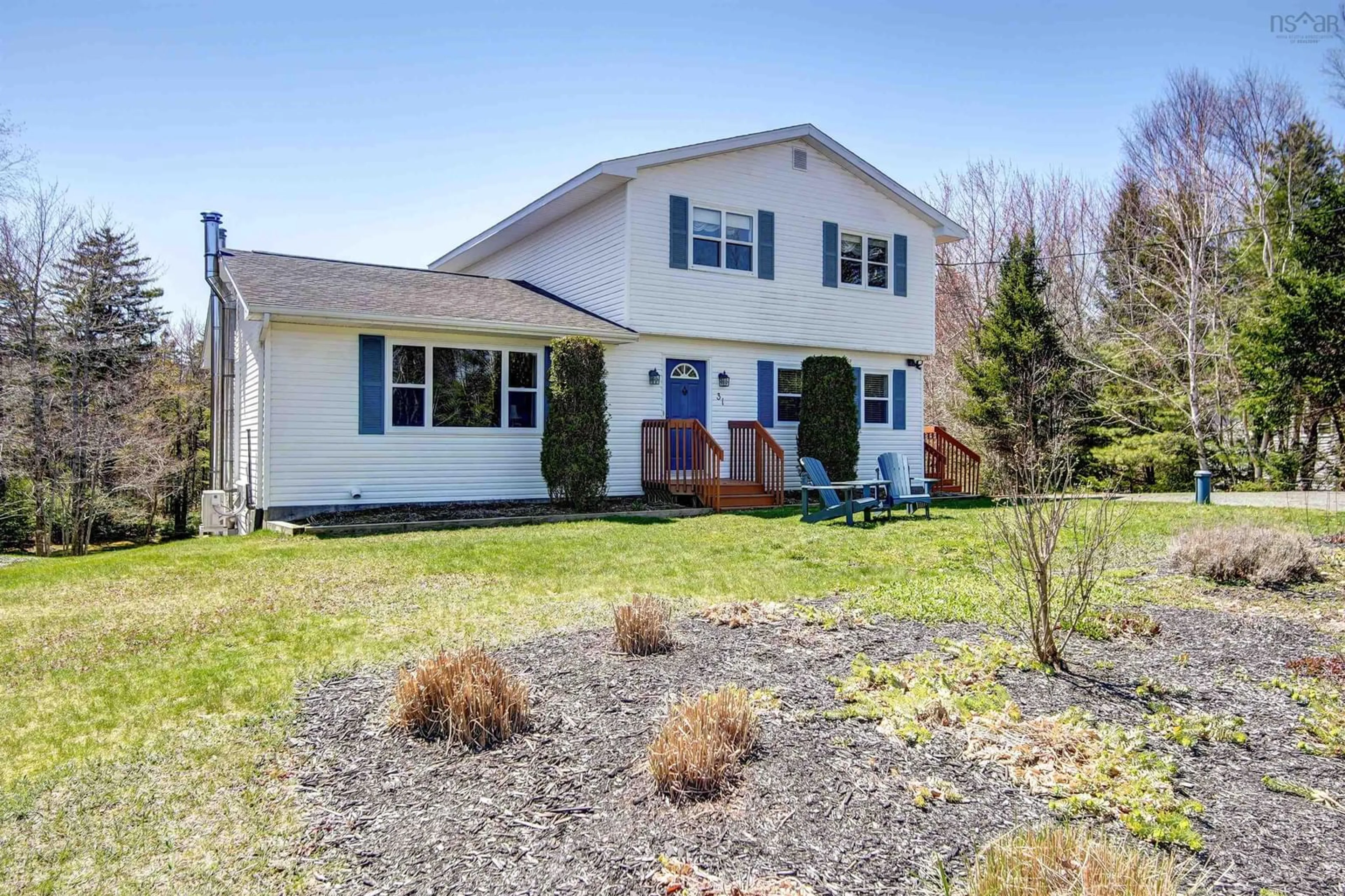 Home with vinyl exterior material, street for 31 Rising Sun Trail, Hammonds Plains Nova Scotia B3Z 1J6