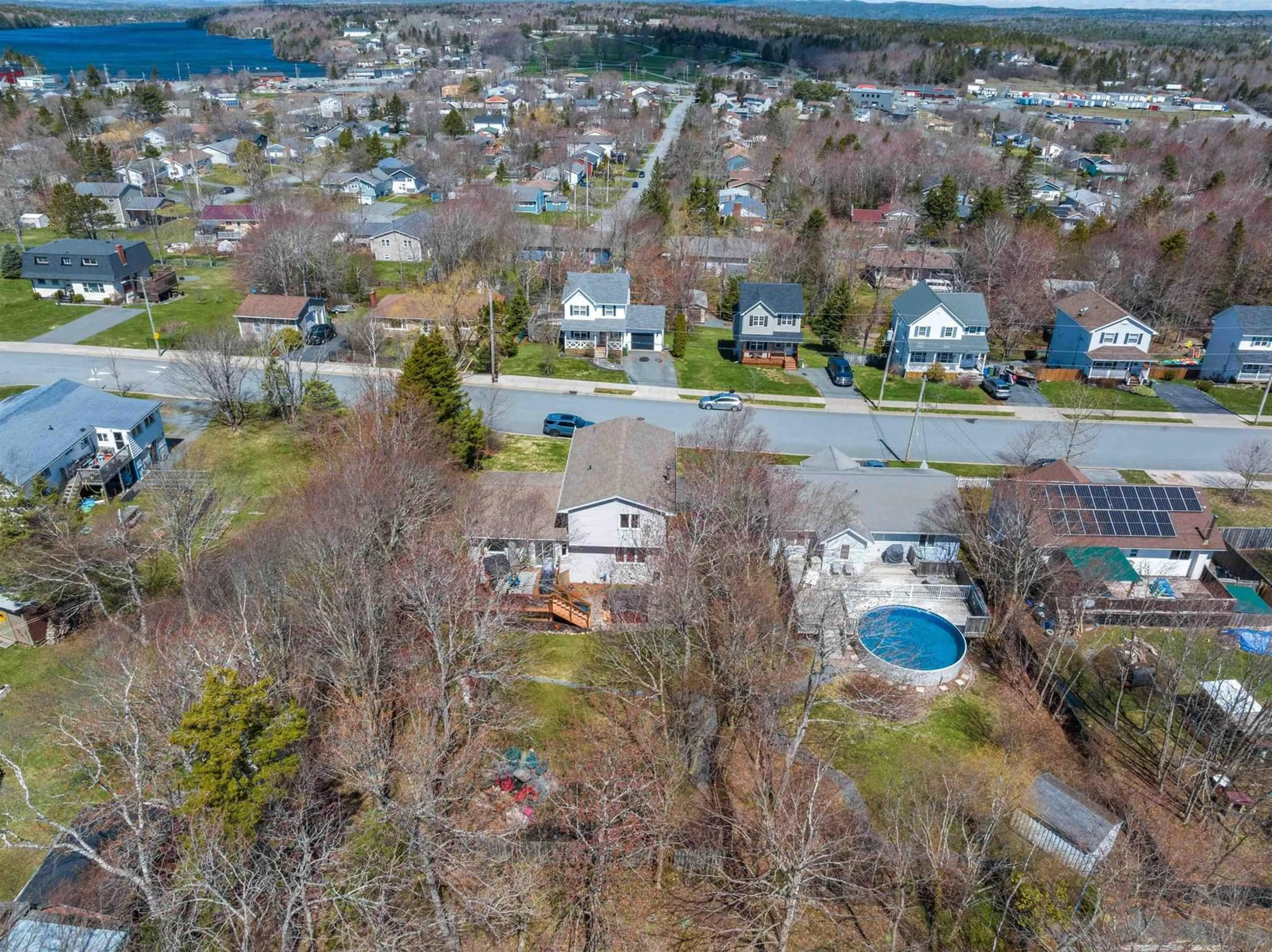 A pic from outside/outdoor area/front of a property/back of a property/a pic from drone, water/lake/river/ocean view for 15 Auburn Dr, Cole Harbour Nova Scotia B2W 6H8
