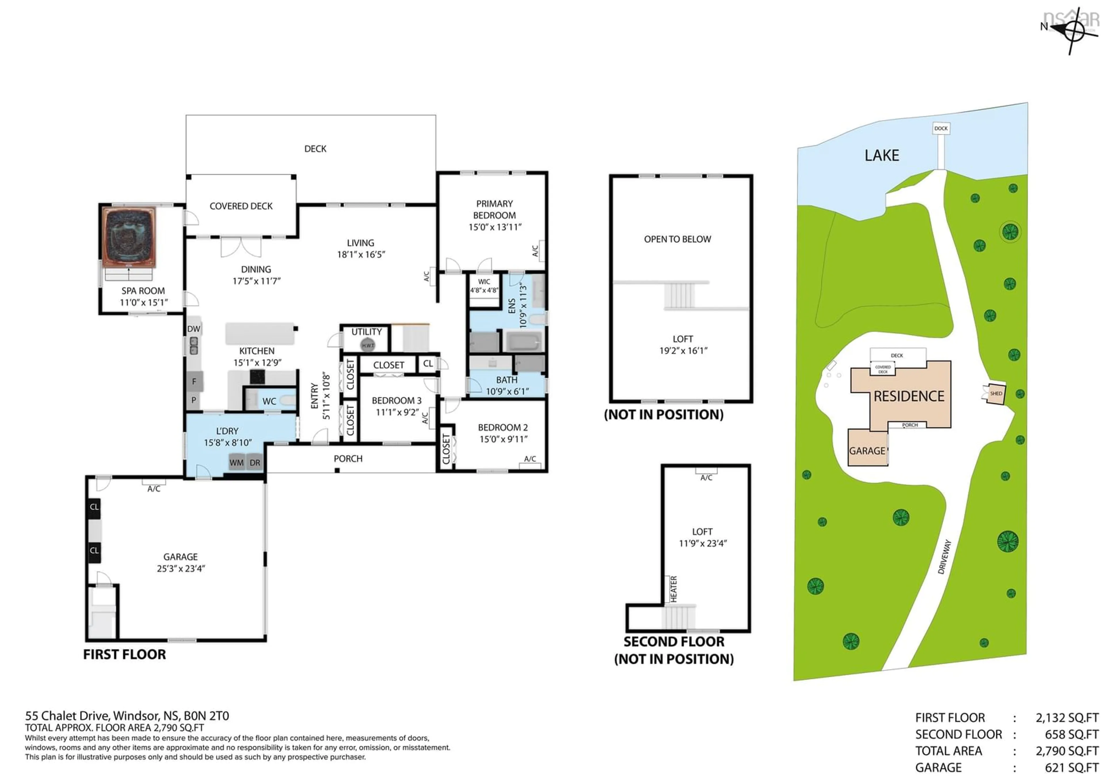 Floor plan for 55 Chalet Dr, Vaughan Nova Scotia B0N 2T0