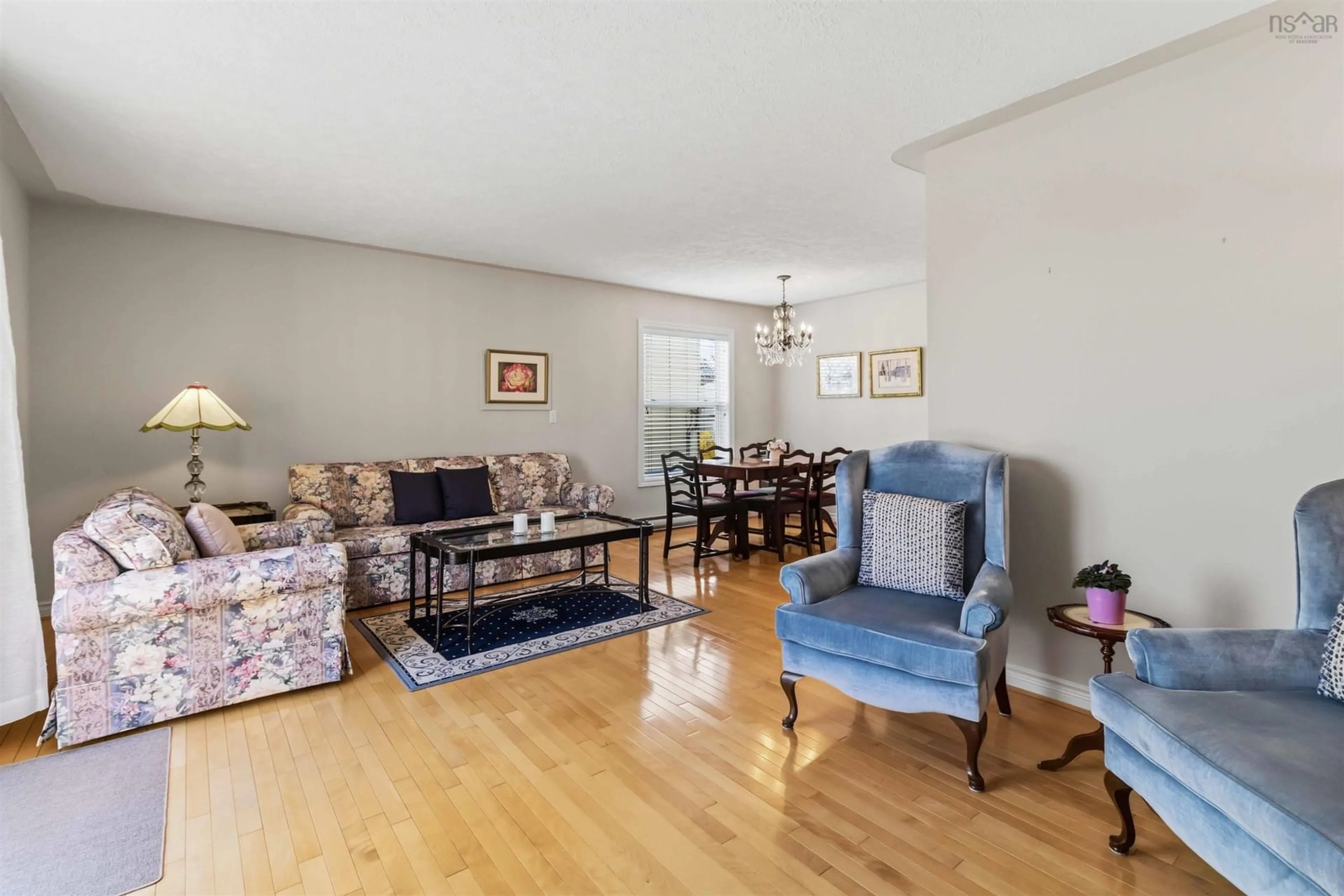 Living room with furniture, unknown for 15 Collins Grove, Dartmouth Nova Scotia B2W 4G3