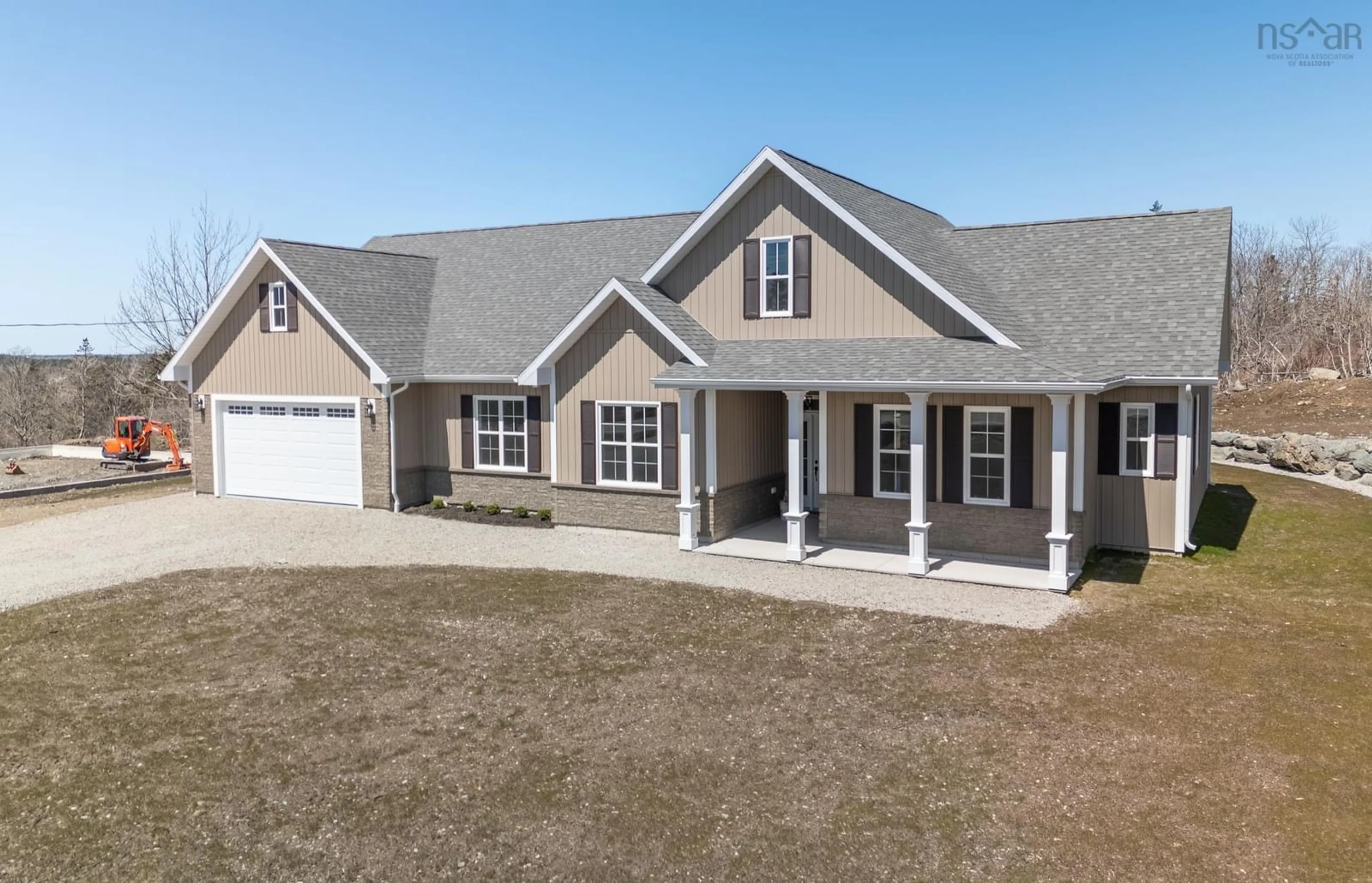 Home with vinyl exterior material, street for 118 Park Dr, Brooklyn Nova Scotia B5A 5H7