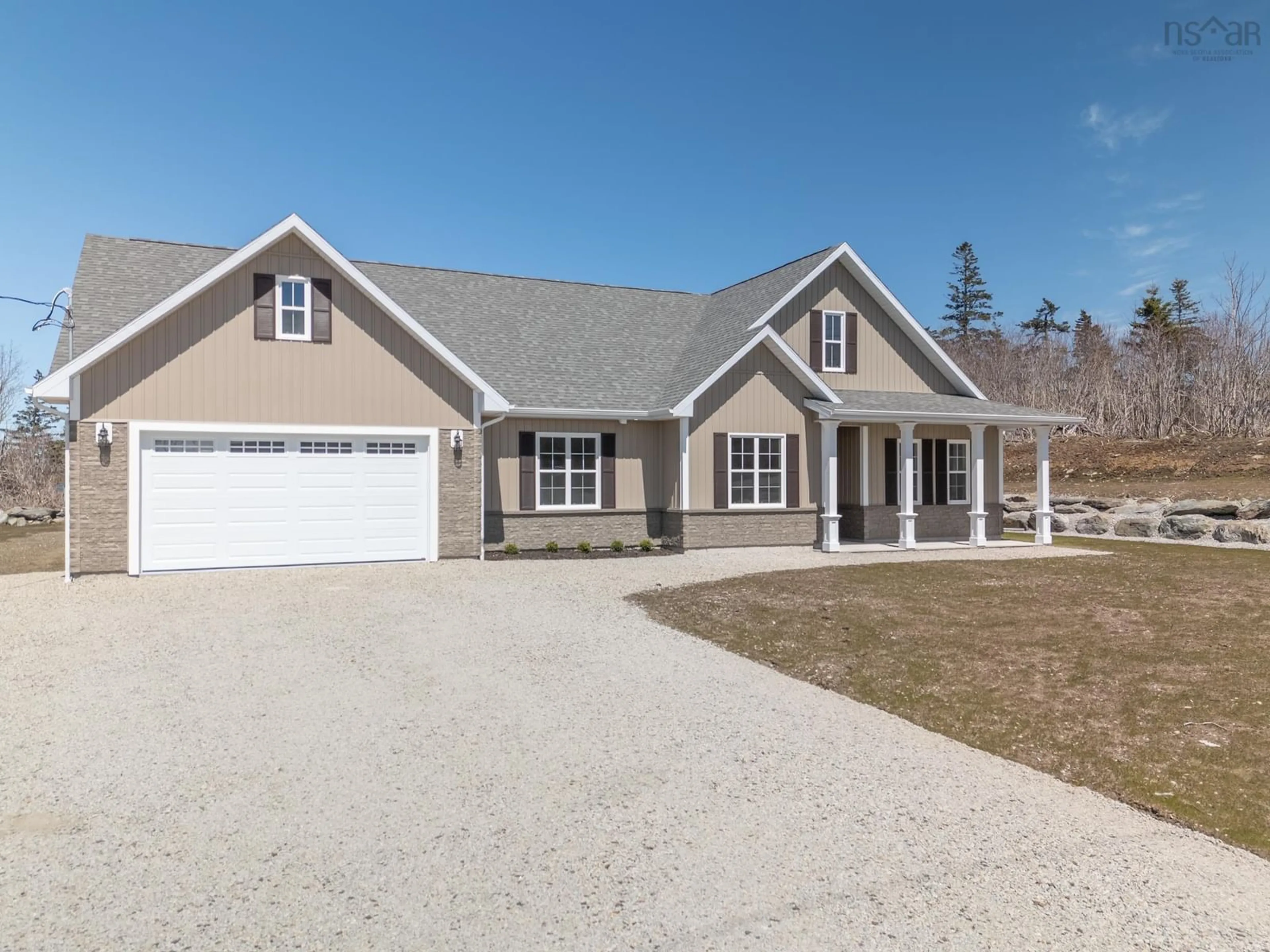 Home with vinyl exterior material, street for 118 Park Dr, Brooklyn Nova Scotia B5A 5H7
