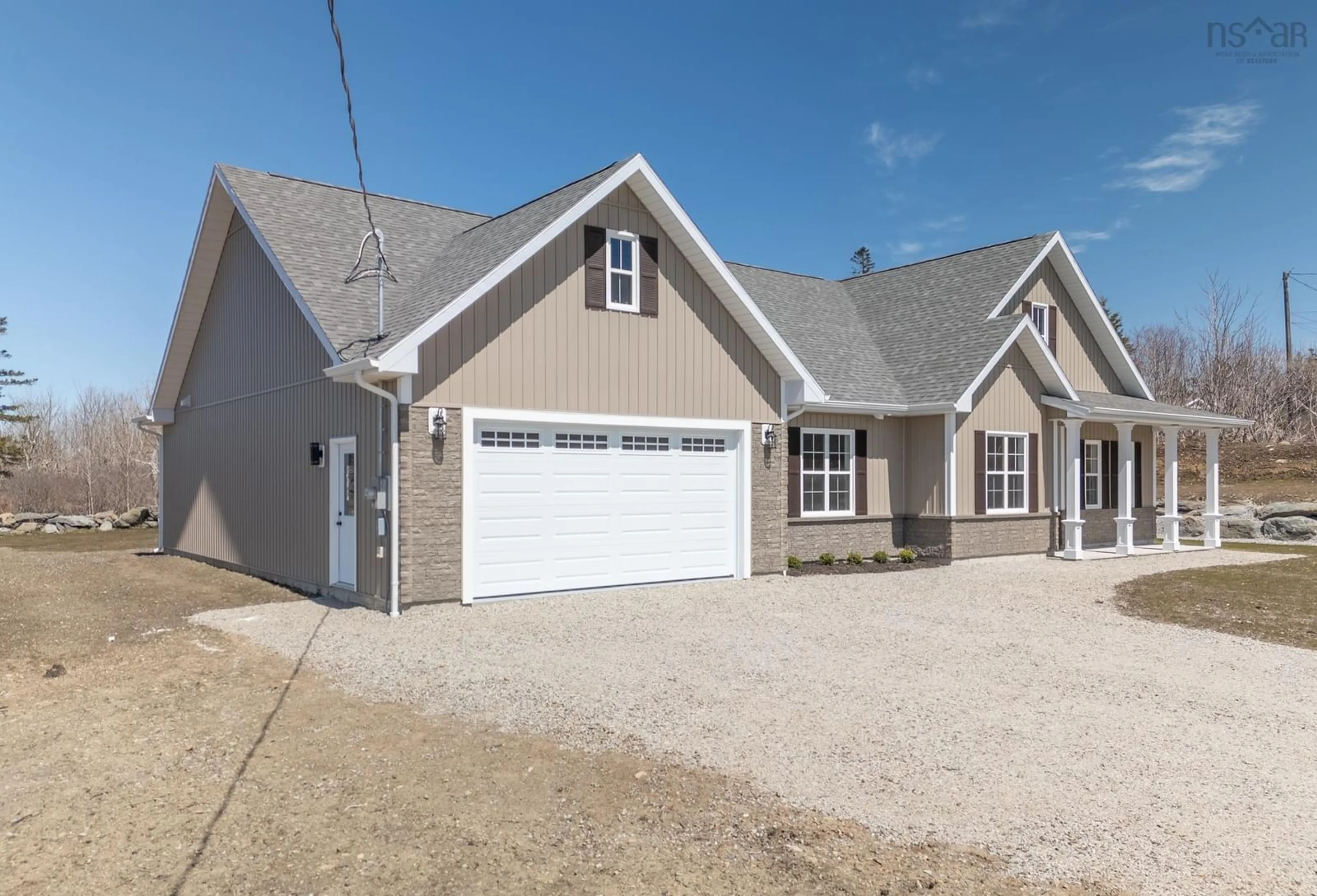 Home with vinyl exterior material, street for 118 Park Dr, Brooklyn Nova Scotia B5A 5H7