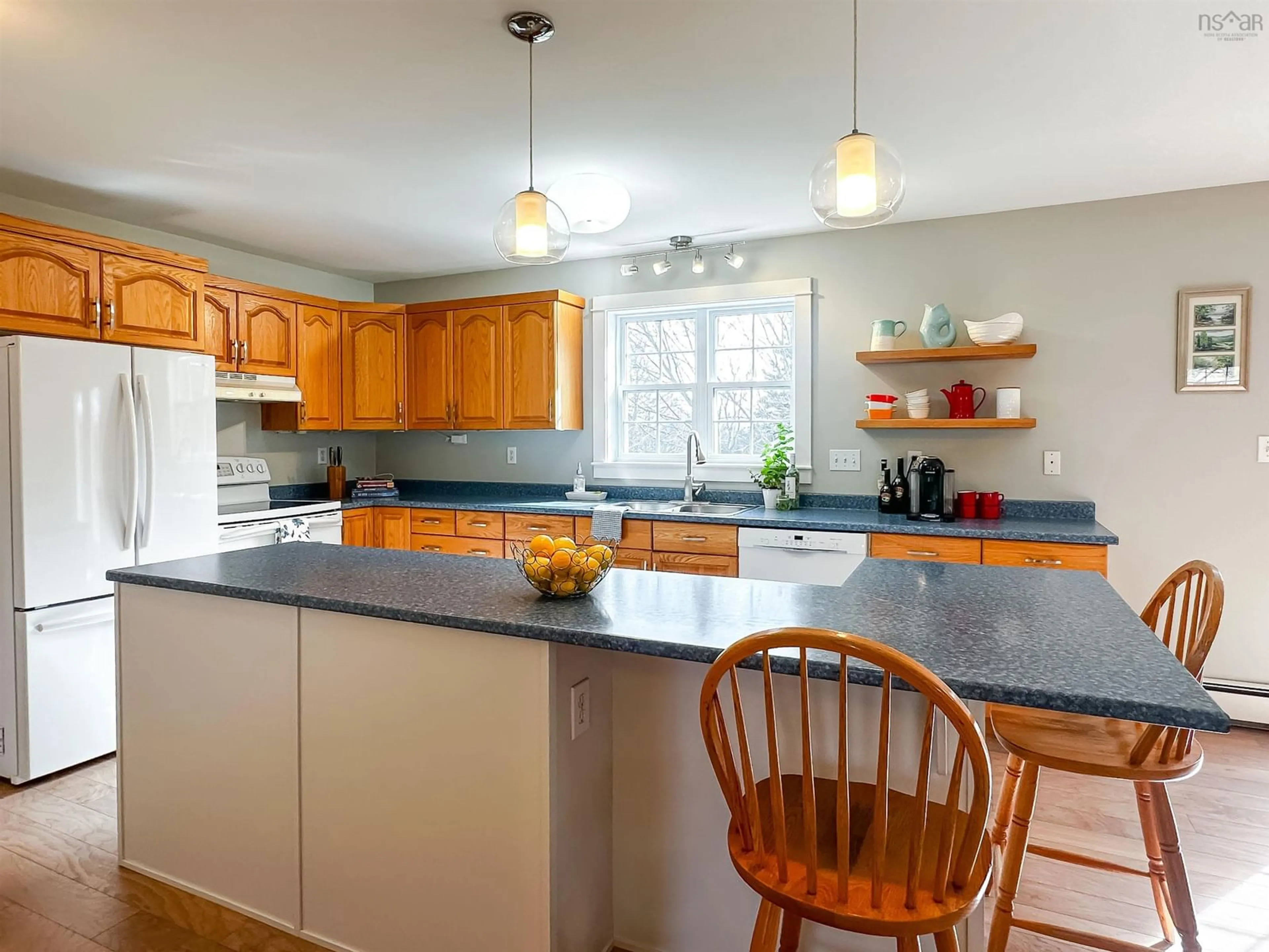 Open concept kitchen, unknown for 1862 Kidston Ave, Port Williams Nova Scotia B0P 1T0