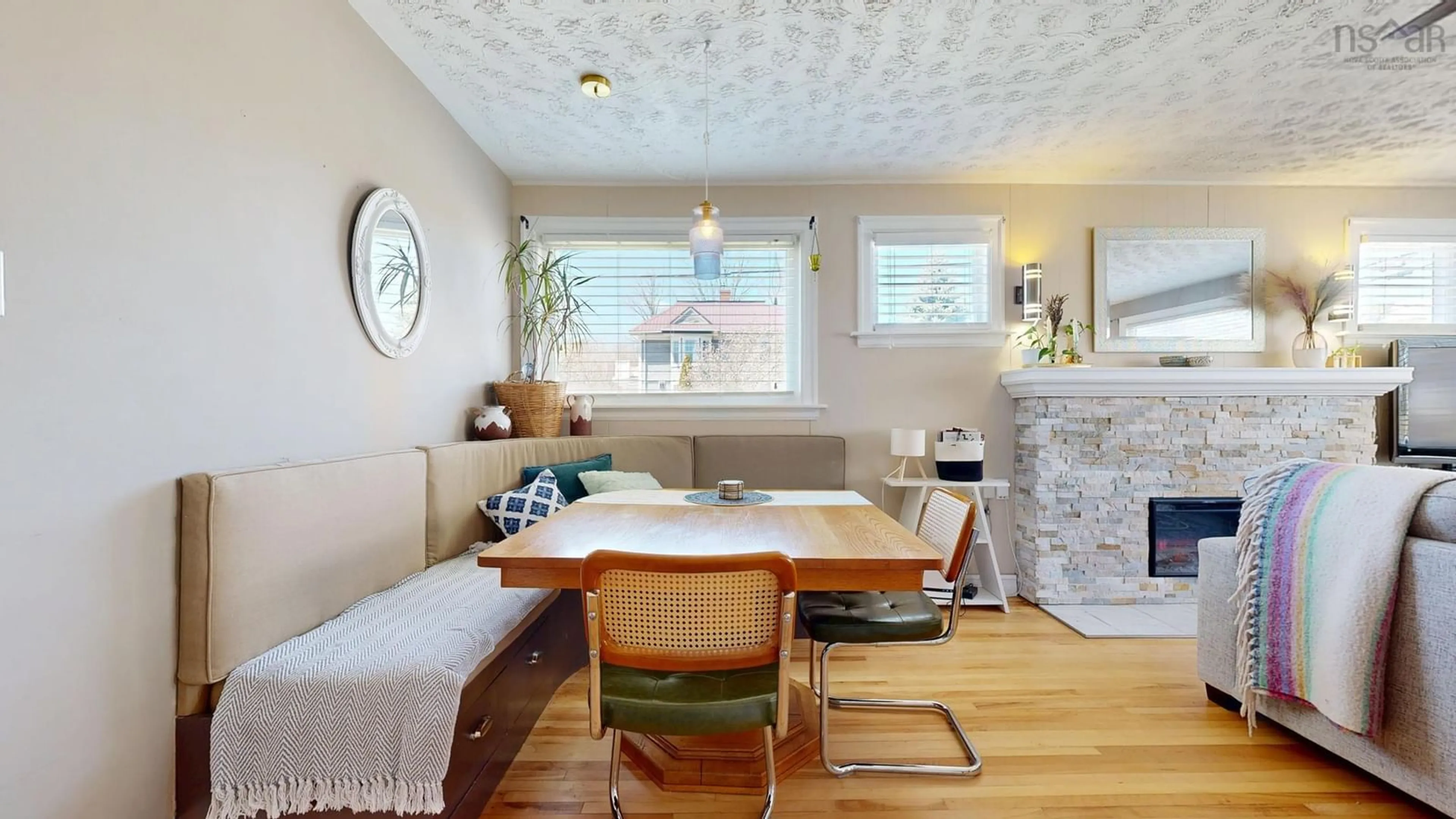 Dining room, wood/laminate floor for 91 York St, Bridgewater Nova Scotia B4V 1R1