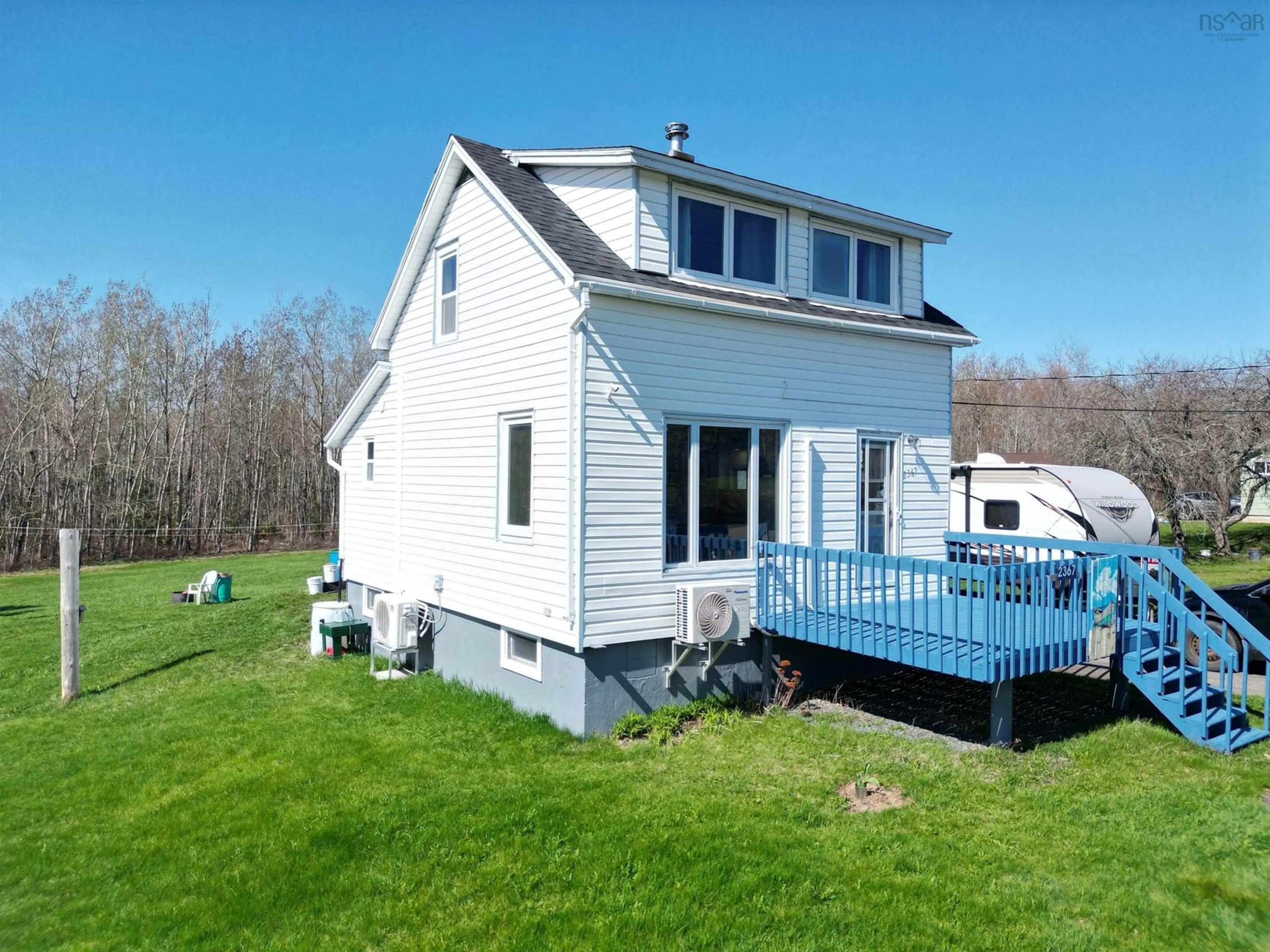 A pic from outside/outdoor area/front of a property/back of a property/a pic from drone, water/lake/river/ocean view for 2367 Athol Rd, Springhill Nova Scotia B0M 1X0