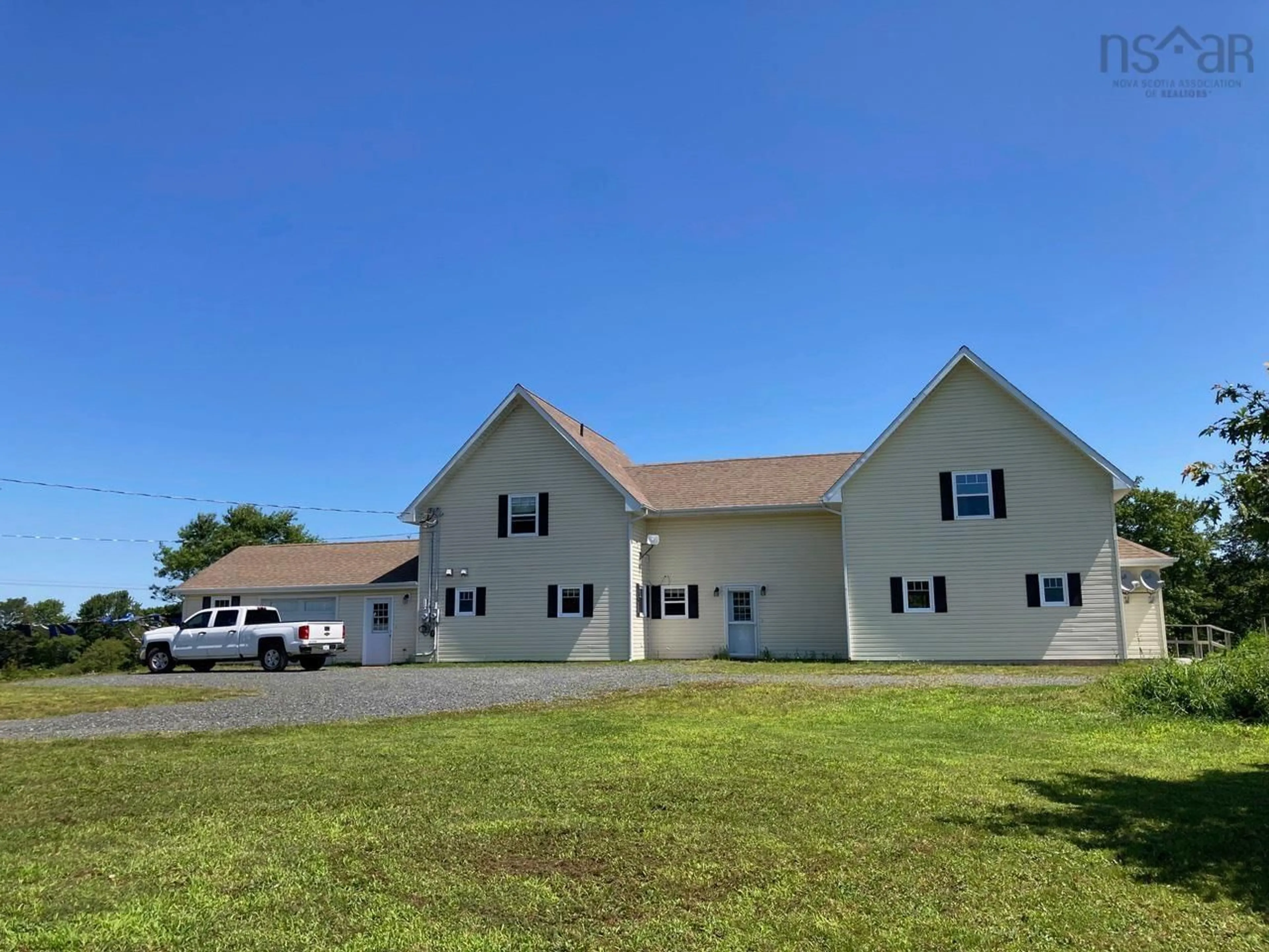 A pic from outside/outdoor area/front of a property/back of a property/a pic from drone, building for 114-116 Scotts Dr, Summerville Nova Scotia B5A 5J5