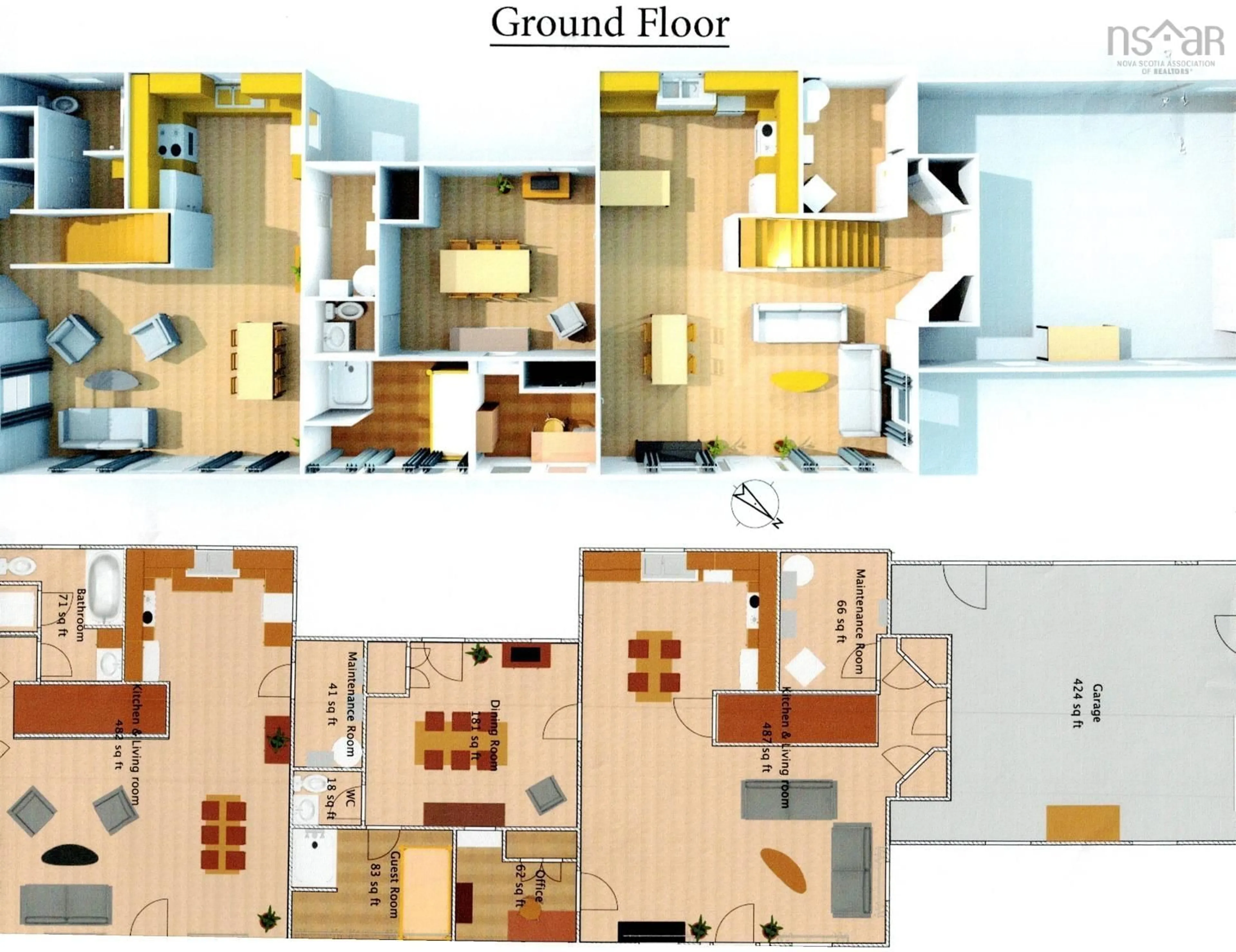 Floor plan for 114-116 Scotts Dr, Summerville Nova Scotia B5A 5J5