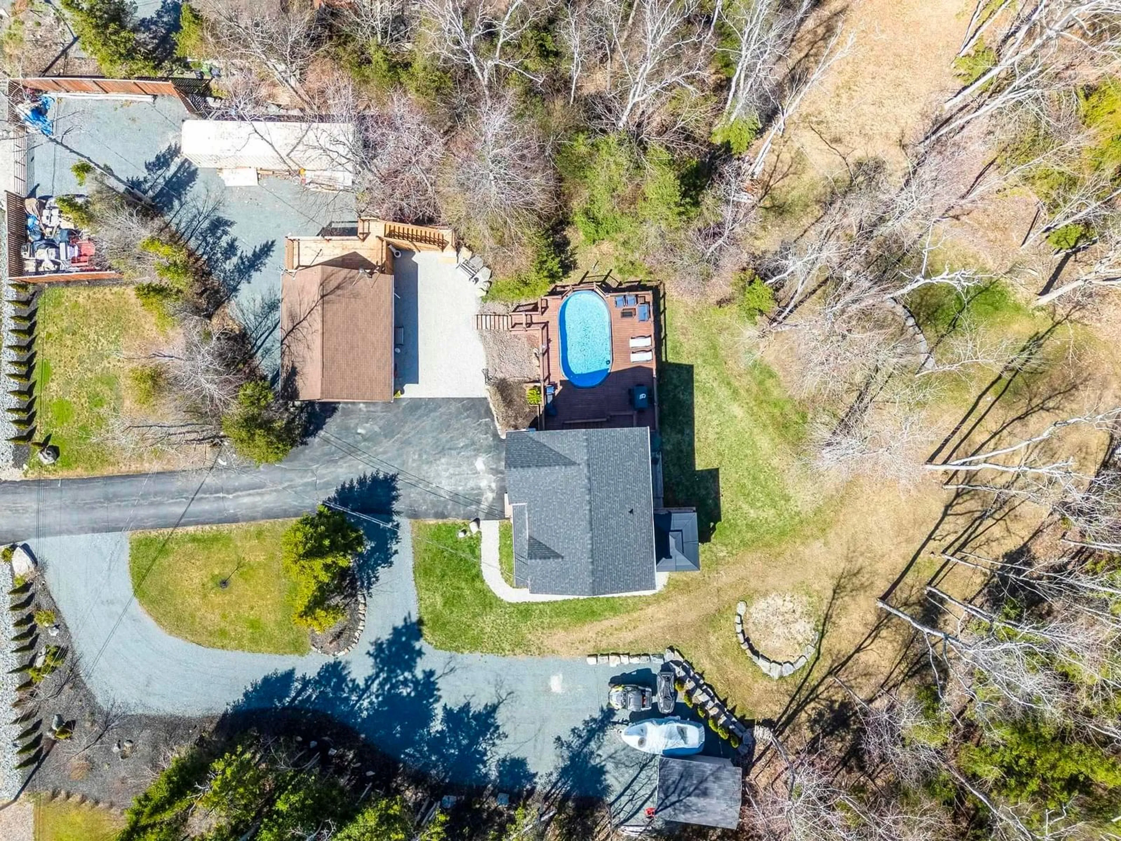 A pic from outside/outdoor area/front of a property/back of a property/a pic from drone, unknown for 569 Lakecrest Dr, Middle Sackville Nova Scotia B4E 3L4