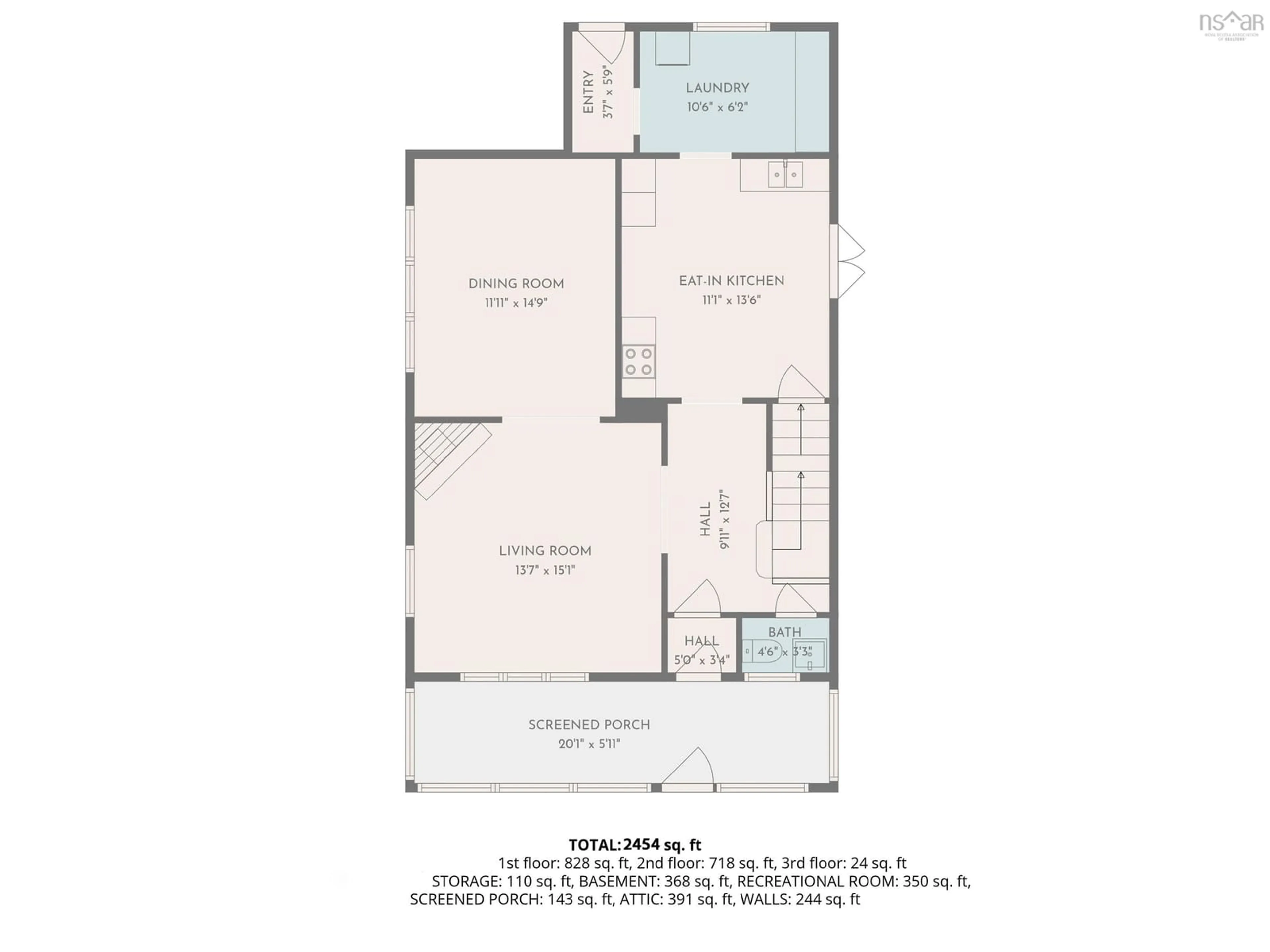 Floor plan for 132 Braemar Dr, Dartmouth Nova Scotia B2X 2B4