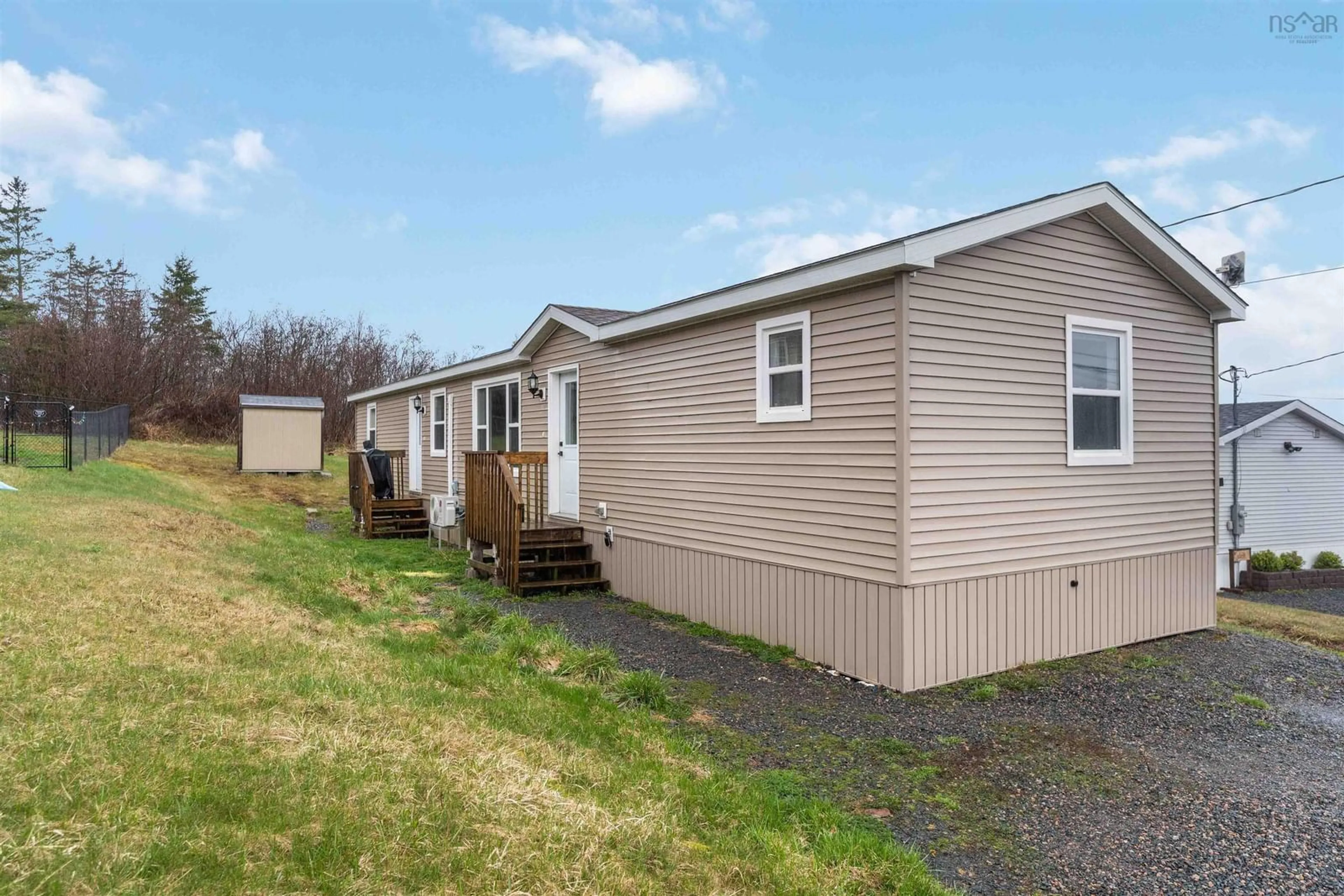 Home with vinyl exterior material, street for 9 High Tide Rd, Stewiacke Nova Scotia B0N 2J0