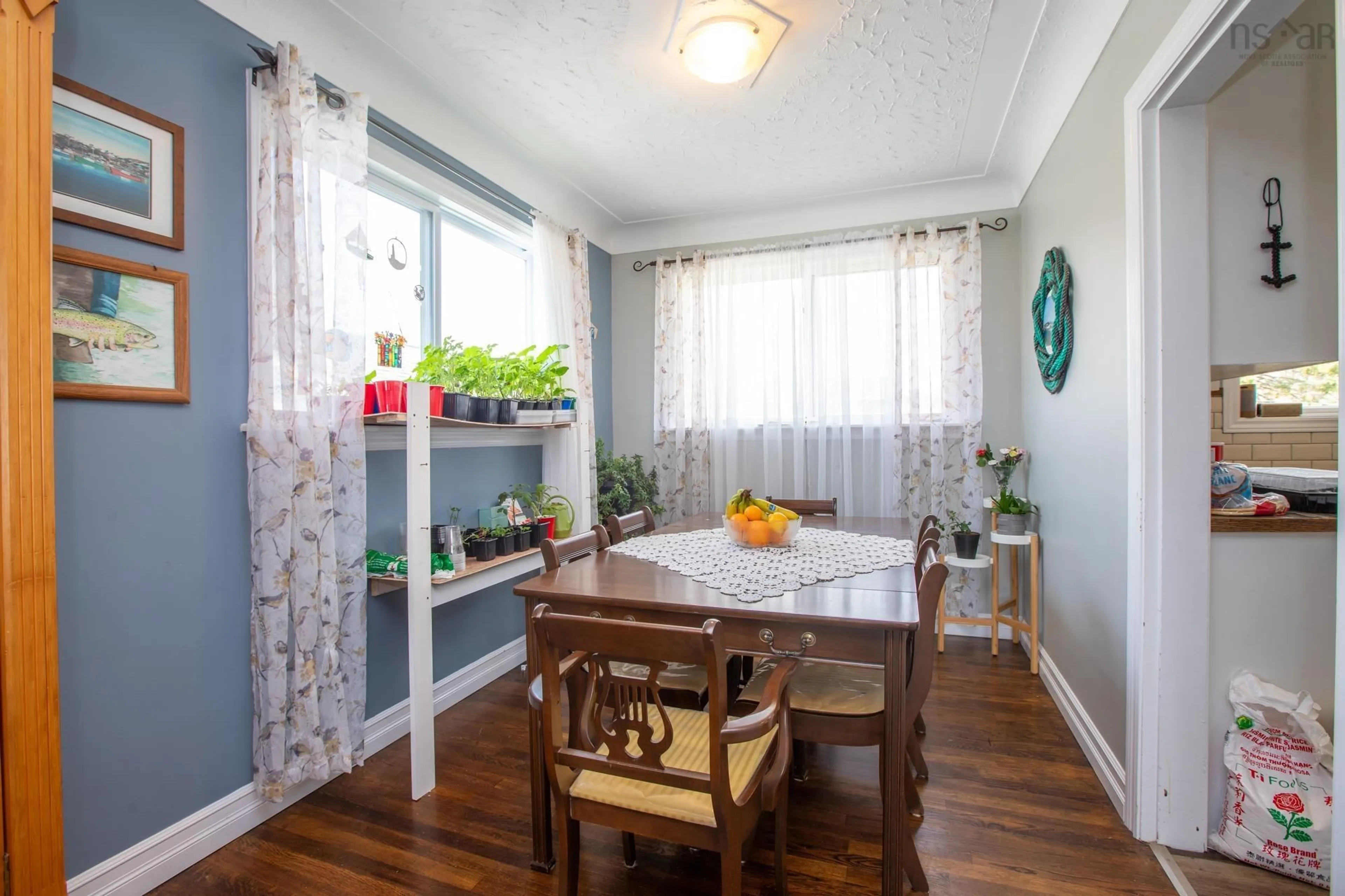 Dining room, wood/laminate floor for 22 Ellenvale Ave, Dartmouth Nova Scotia B2W 2W5