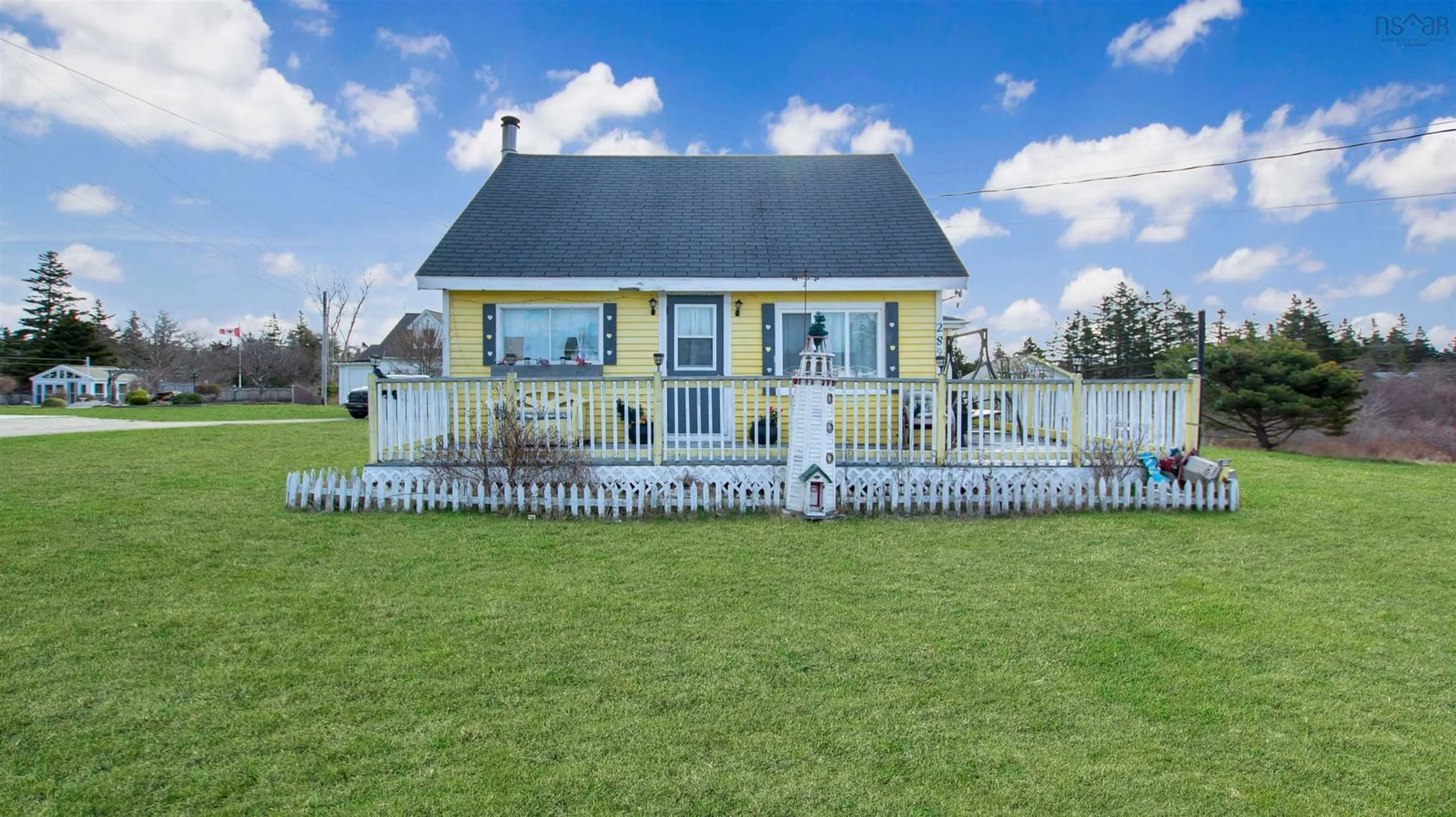 A pic from outside/outdoor area/front of a property/back of a property/a pic from drone, unknown for 289 Comeaus Hill Rd, Little River Harbour Nova Scotia B0W 1B0