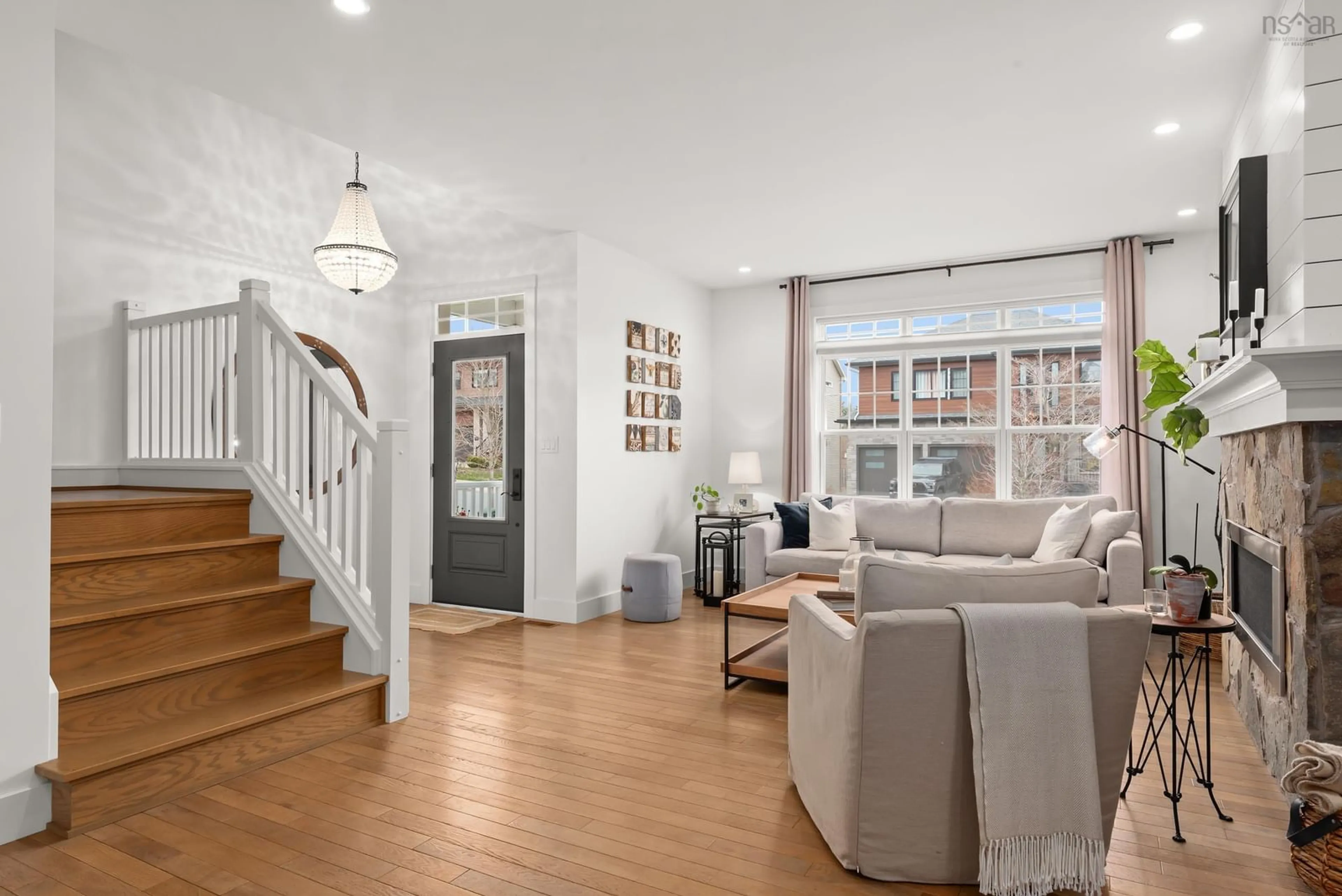 Living room with furniture, unknown for 19 Cranfield Crt, West Bedford Nova Scotia B4B 0S8