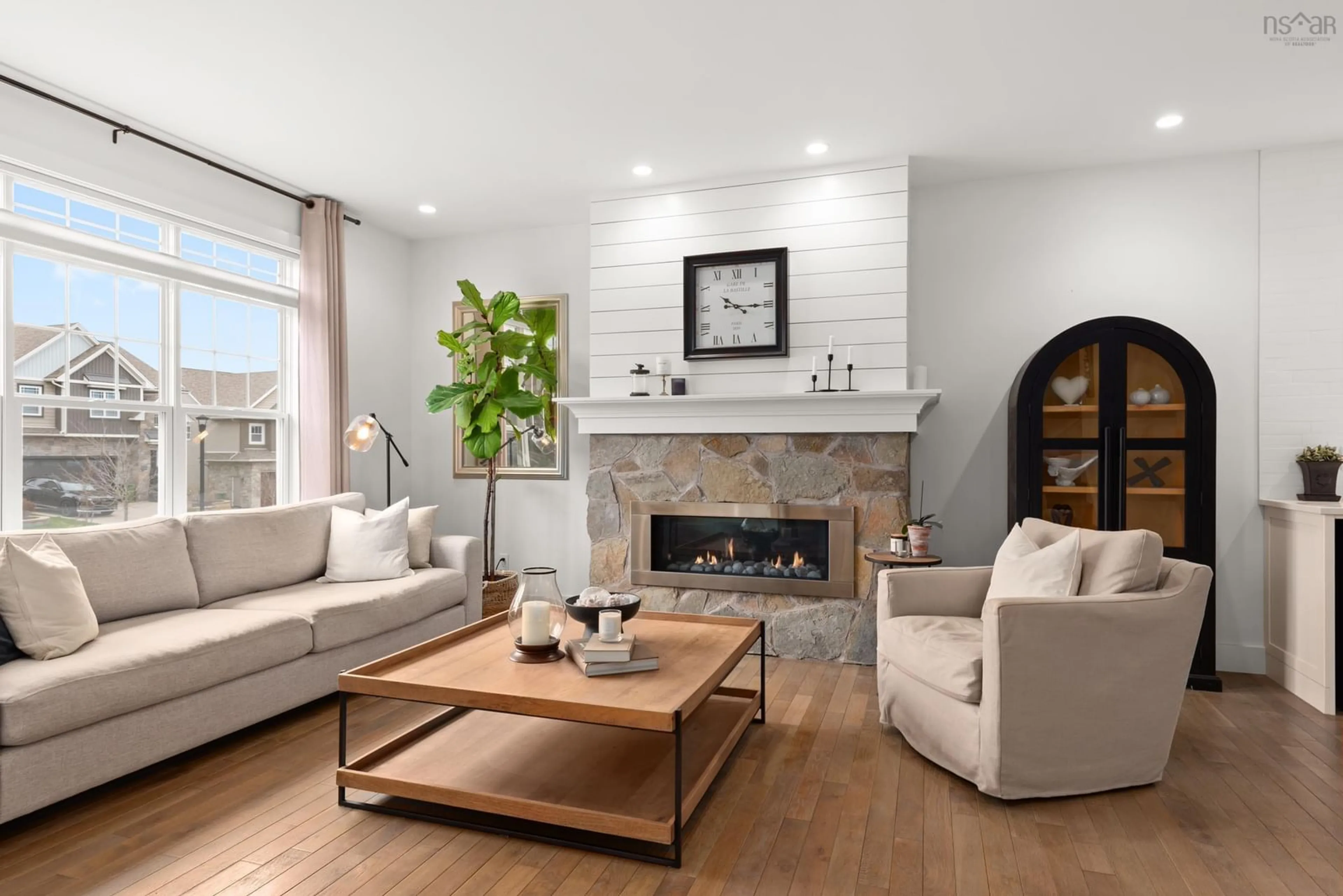 Living room with furniture, unknown for 19 Cranfield Crt, West Bedford Nova Scotia B4B 0S8