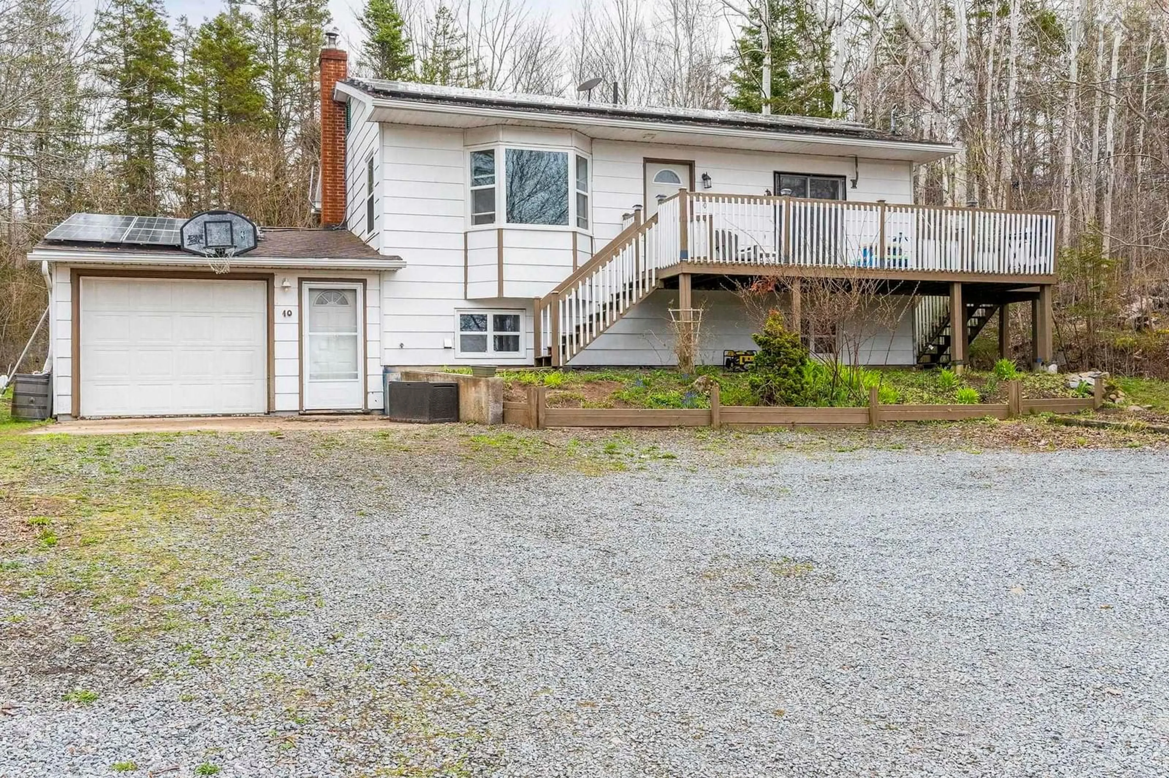 A pic from outside/outdoor area/front of a property/back of a property/a pic from drone, unknown for 40 Mount Hanley Rd, South Williamston Nova Scotia B0P 1S0