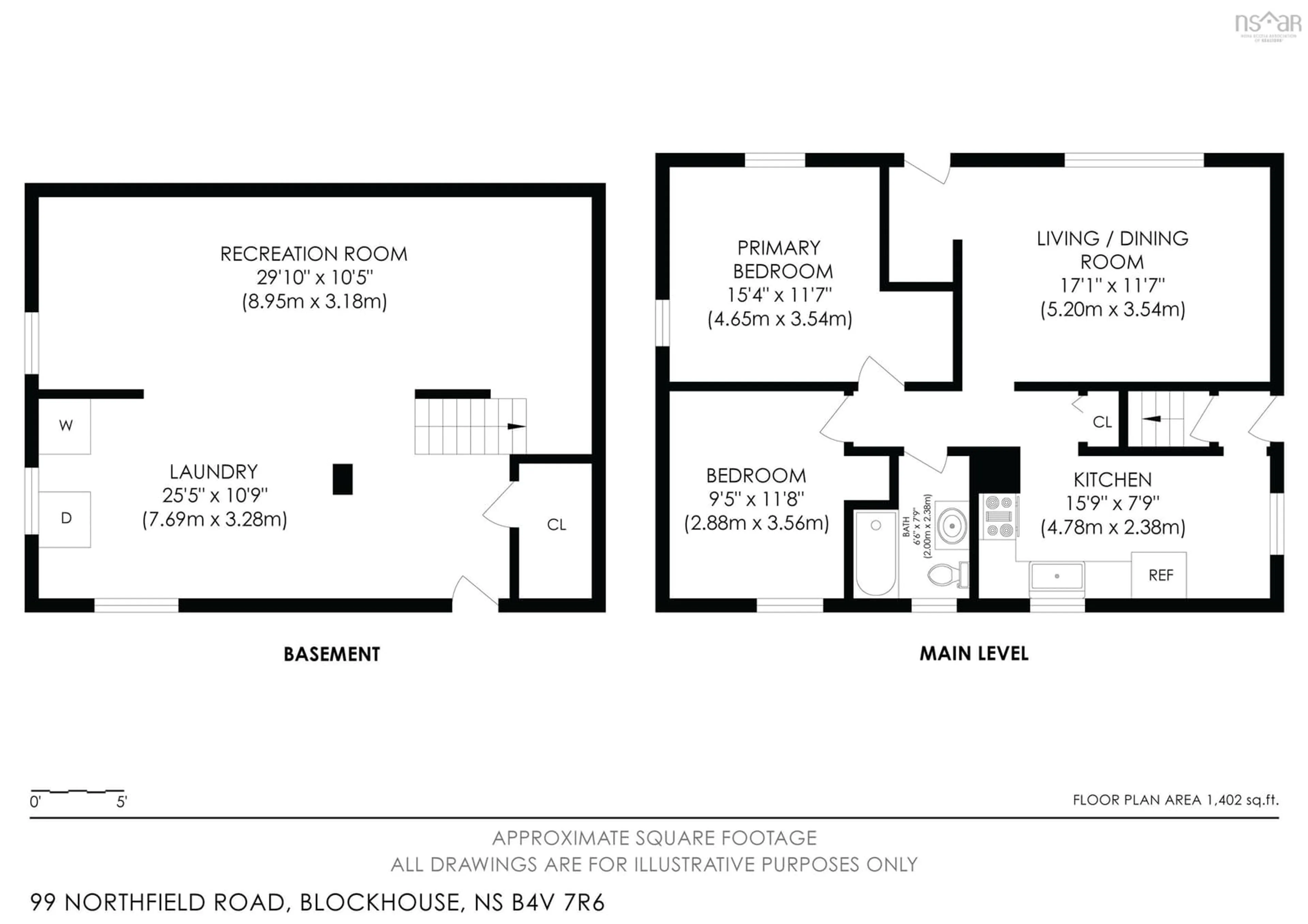 Floor plan for 99 Northfield Road, Maitland Nova Scotia B0J 1E0