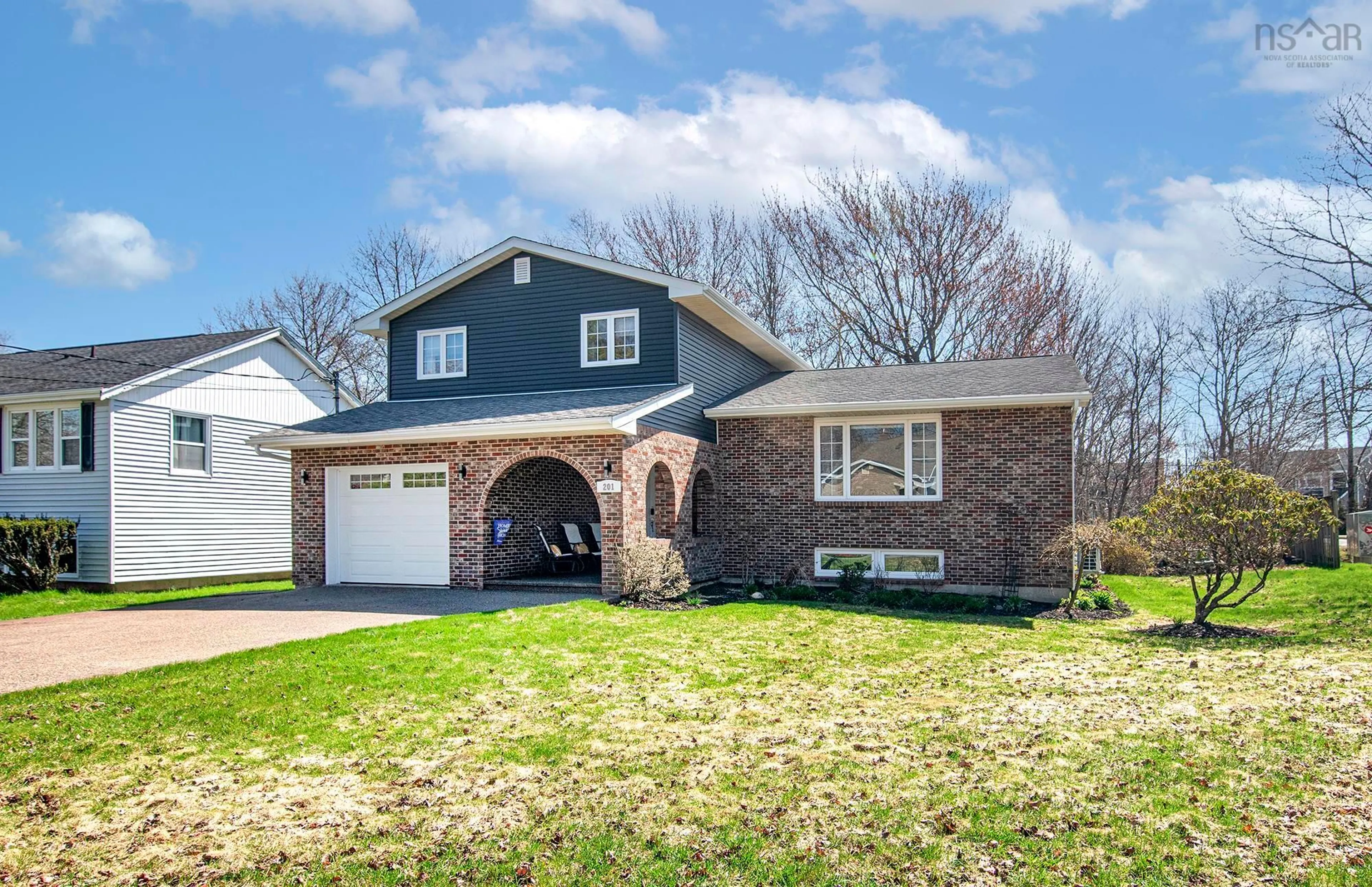Home with brick exterior material, street for 201 Douglas Cres, Halifax Nova Scotia B3M 3B6