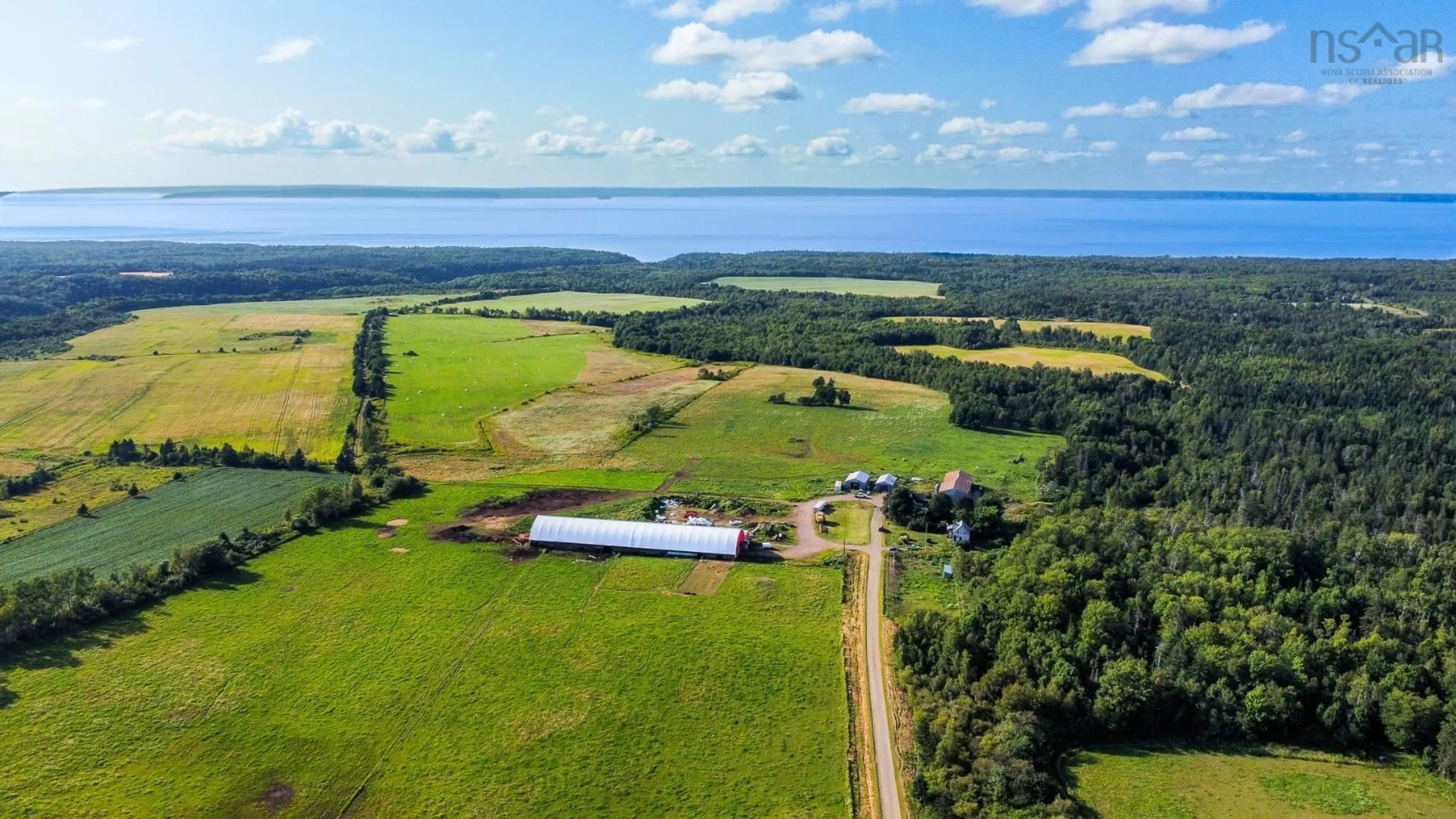 A pic from outside/outdoor area/front of a property/back of a property/a pic from drone, water/lake/river/ocean view for 617 Gospel Woods Rd, West Glenmont Nova Scotia B0P 1H0