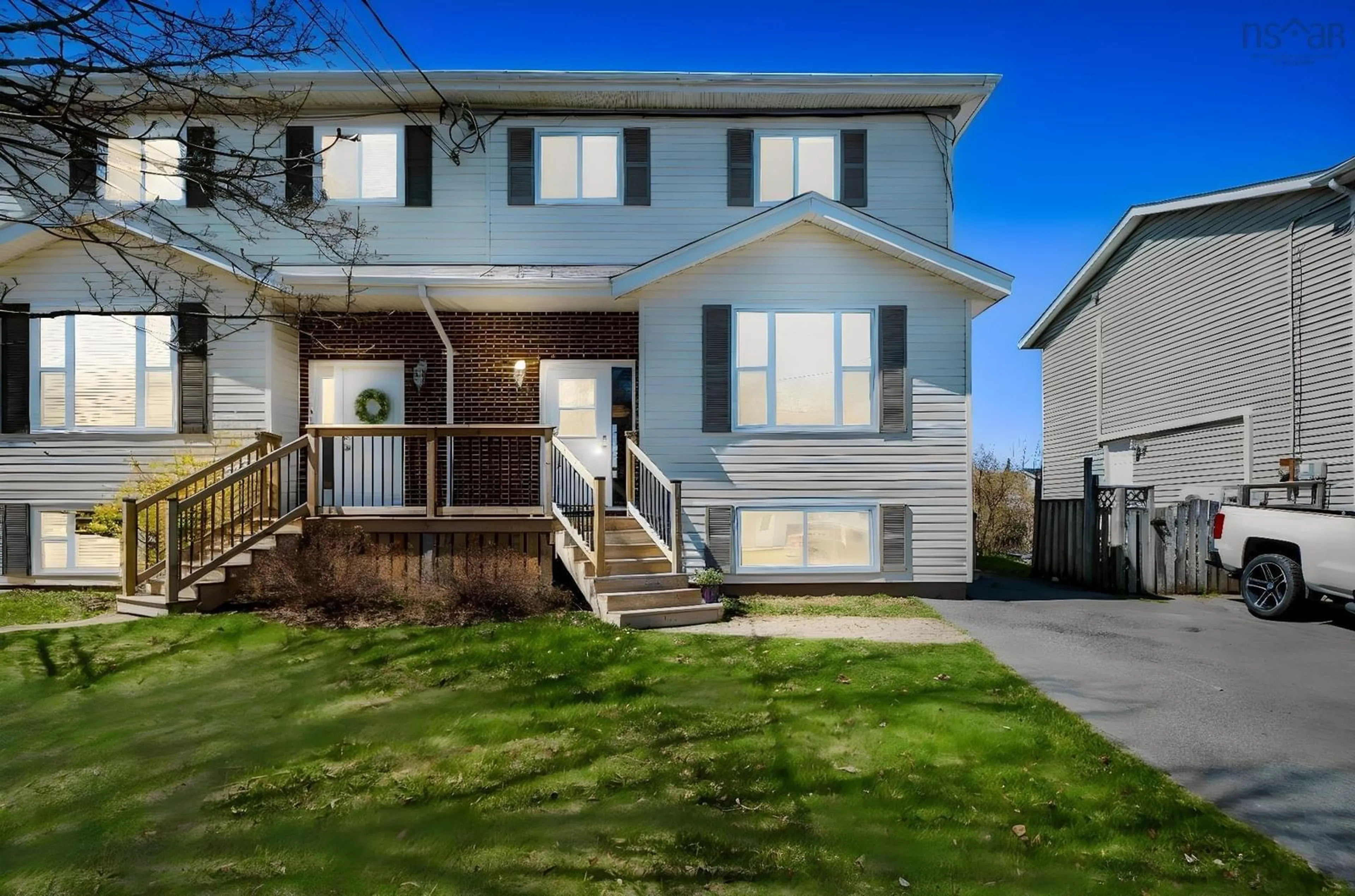 Home with vinyl exterior material, street for 68 Sugar Maple Dr, Timberlea Nova Scotia B3T 1G4