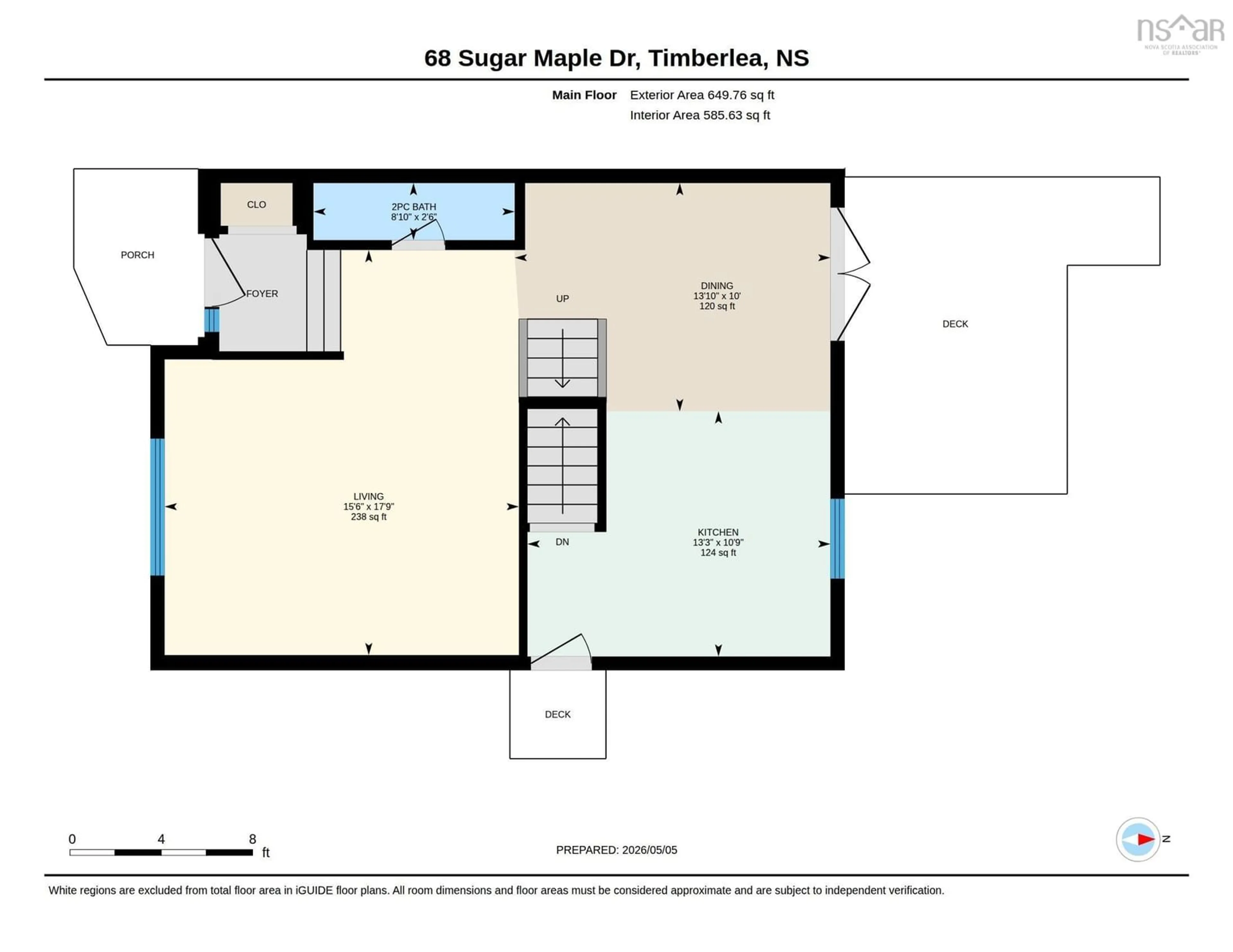 Floor plan for 68 Sugar Maple Dr, Timberlea Nova Scotia B3T 1G4