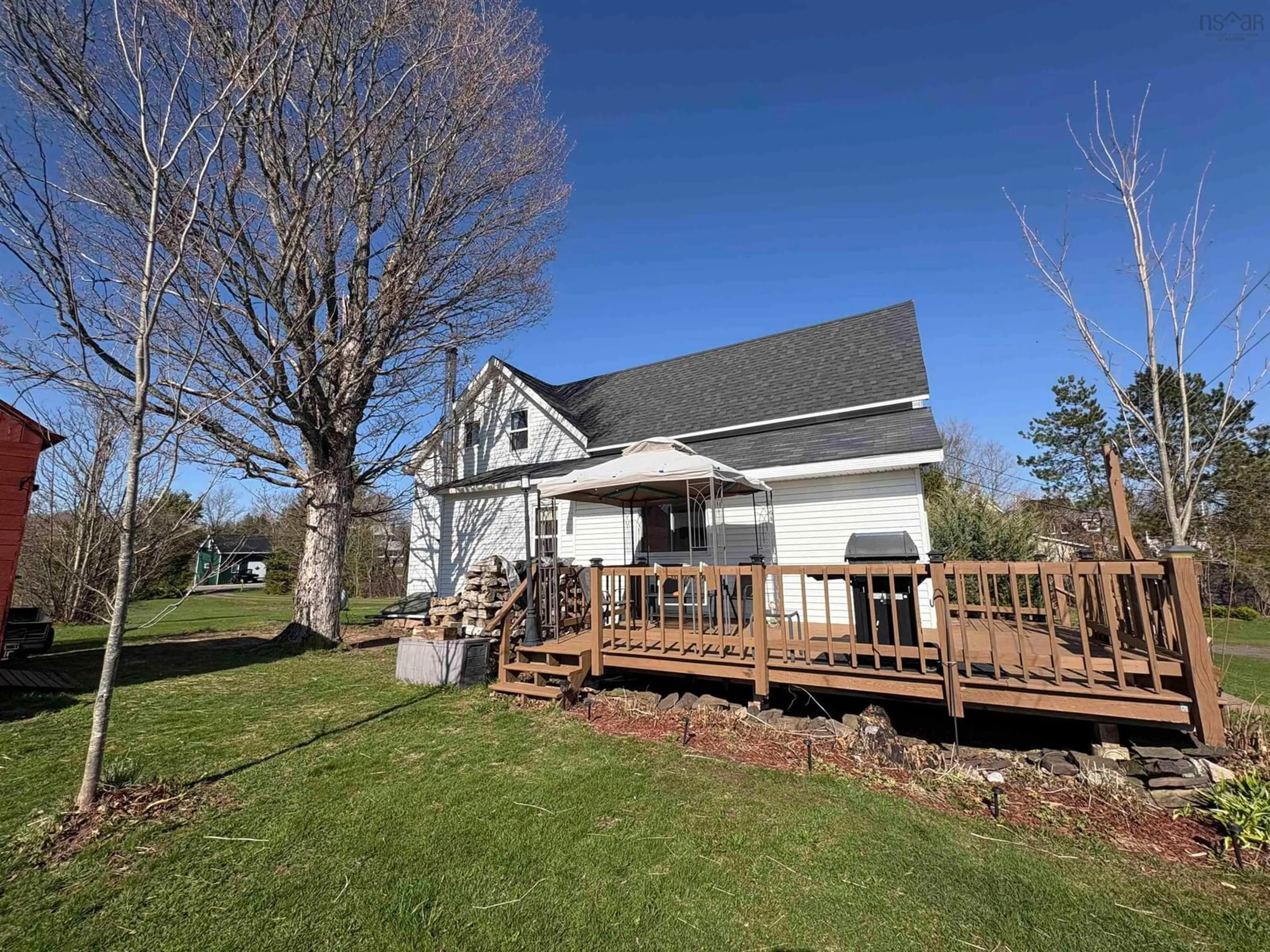 A pic from outside/outdoor area/front of a property/back of a property/a pic from drone, unknown for 854 Marshdale Rd, Hopewell Nova Scotia B0K 1C0