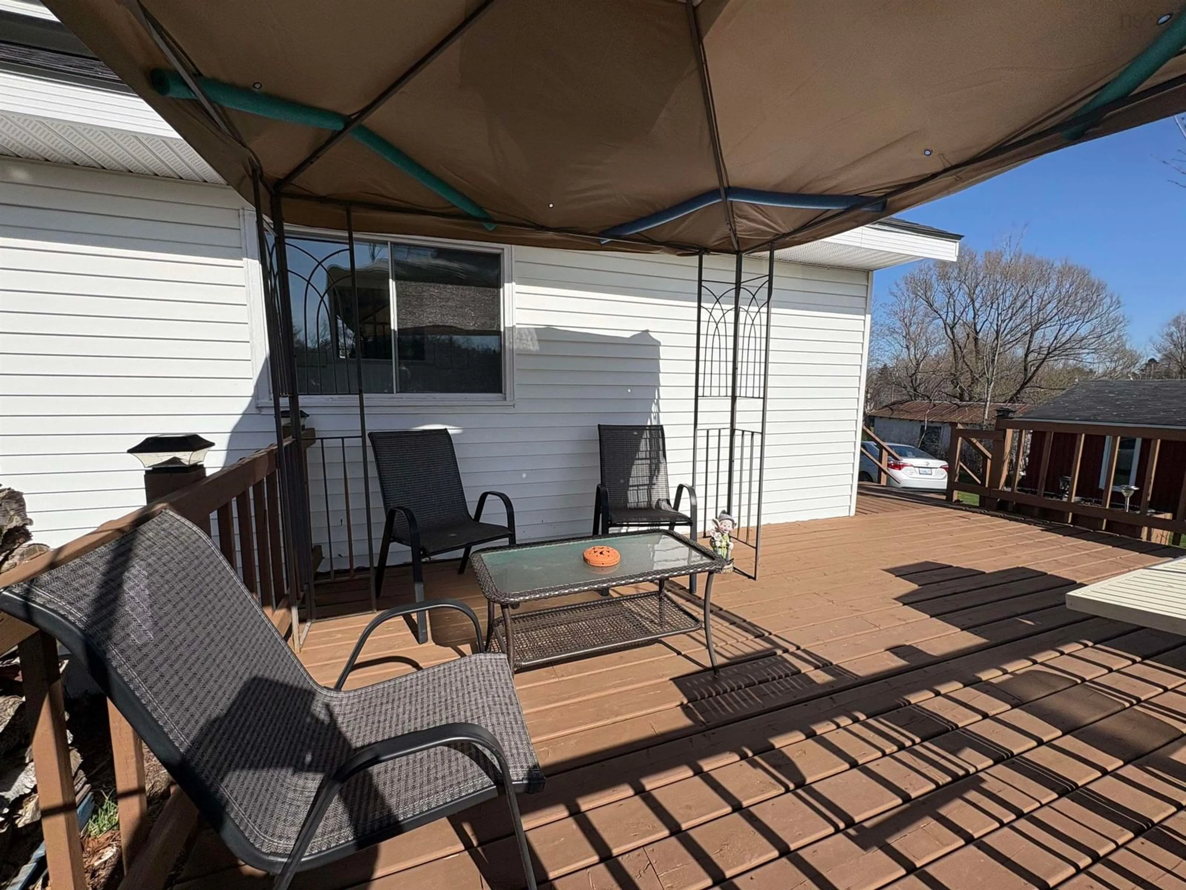 Patio, water/lake/river/ocean view for 854 Marshdale Rd, Hopewell Nova Scotia B0K 1C0