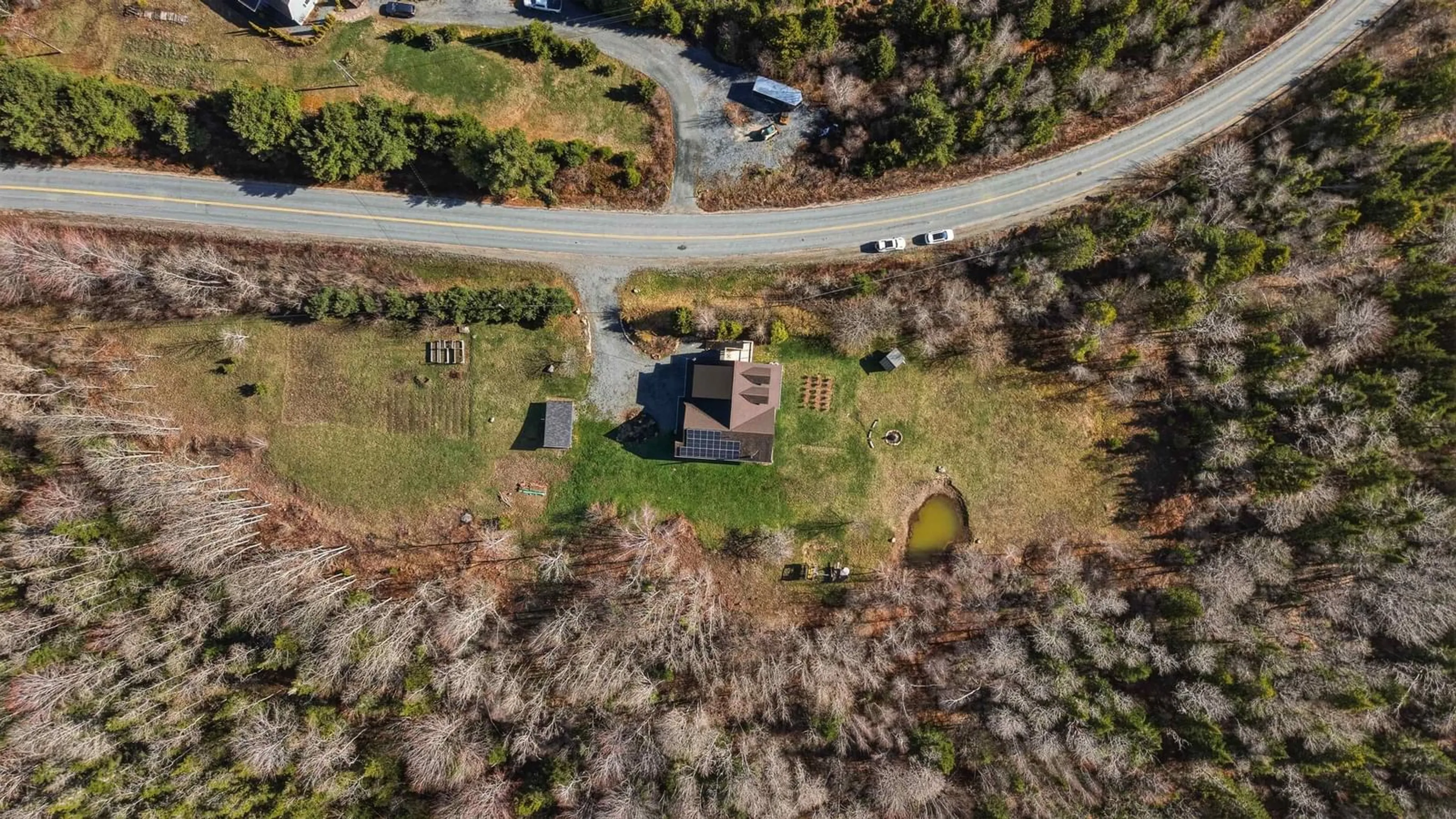 A pic from outside/outdoor area/front of a property/back of a property/a pic from drone, street for 437 Mount Pleasant Rd, Mount Pleasant Nova Scotia B0R 1G0