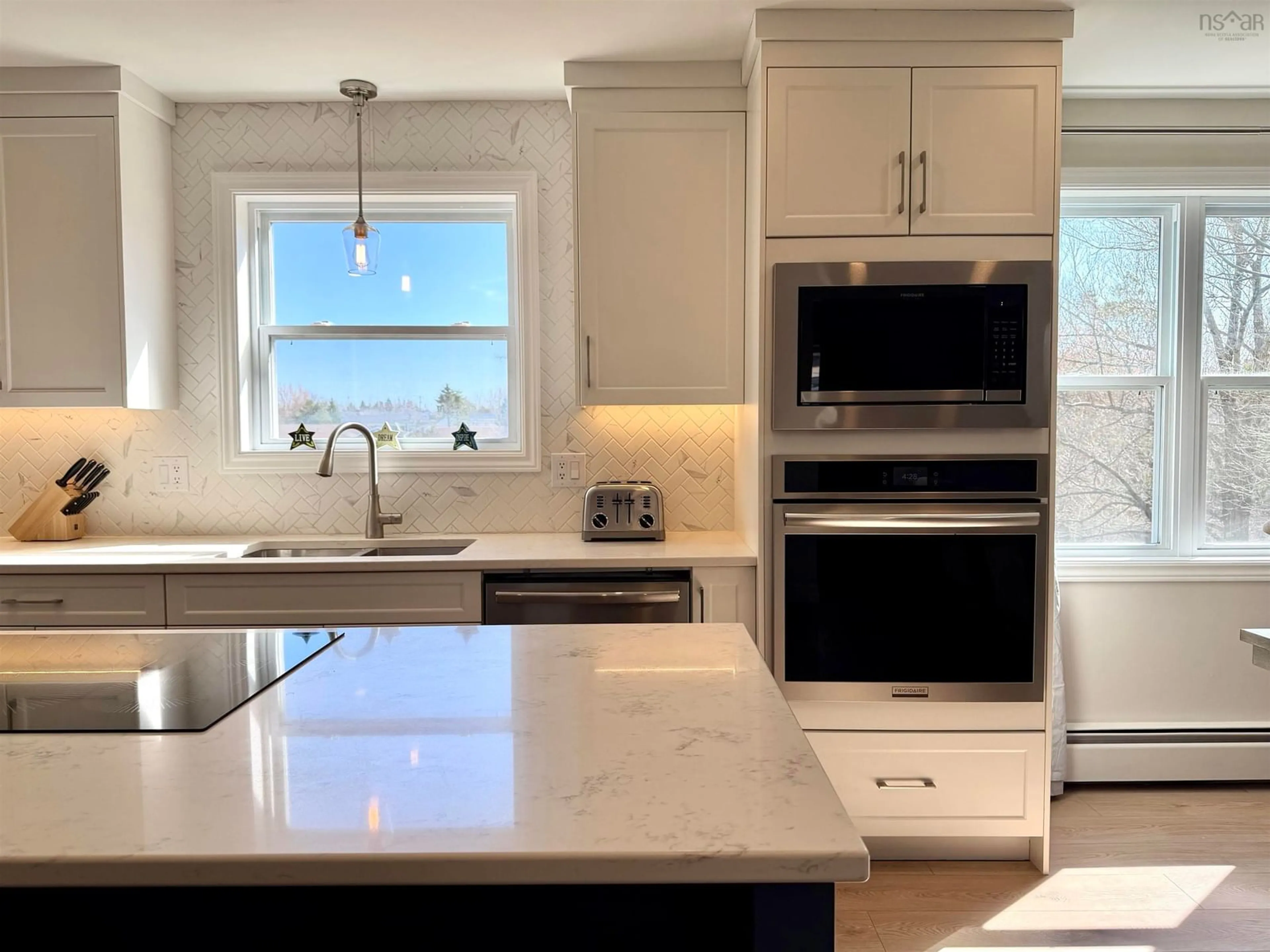 Open concept kitchen, ceramic/tile floor for 50 Fiddlers Green, Colby Nova Scotia B2V 1Z4