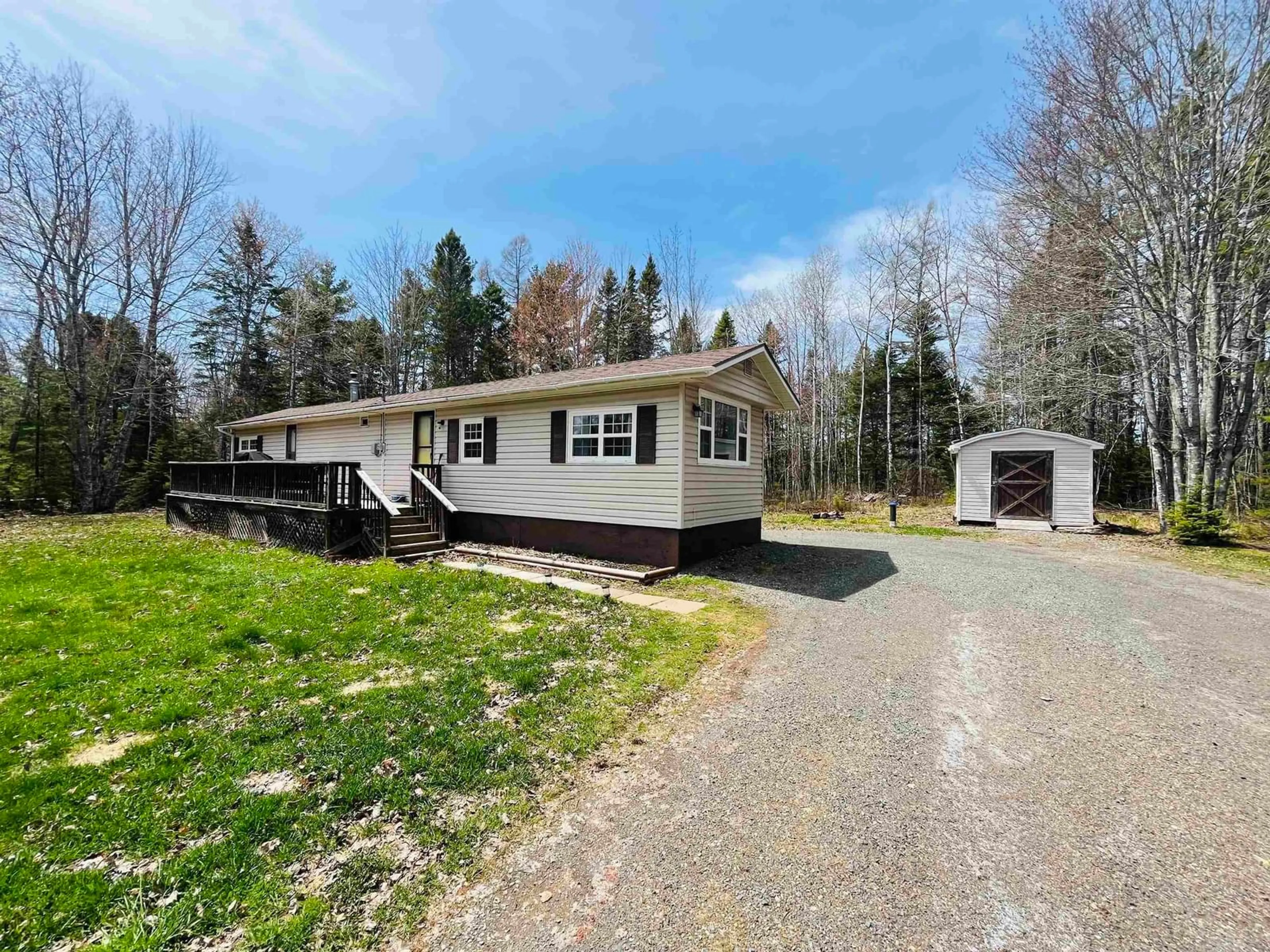 A pic from outside/outdoor area/front of a property/back of a property/a pic from drone, street for 1489 Kolbec Rd, Kolbec Nova Scotia B0M 1P0