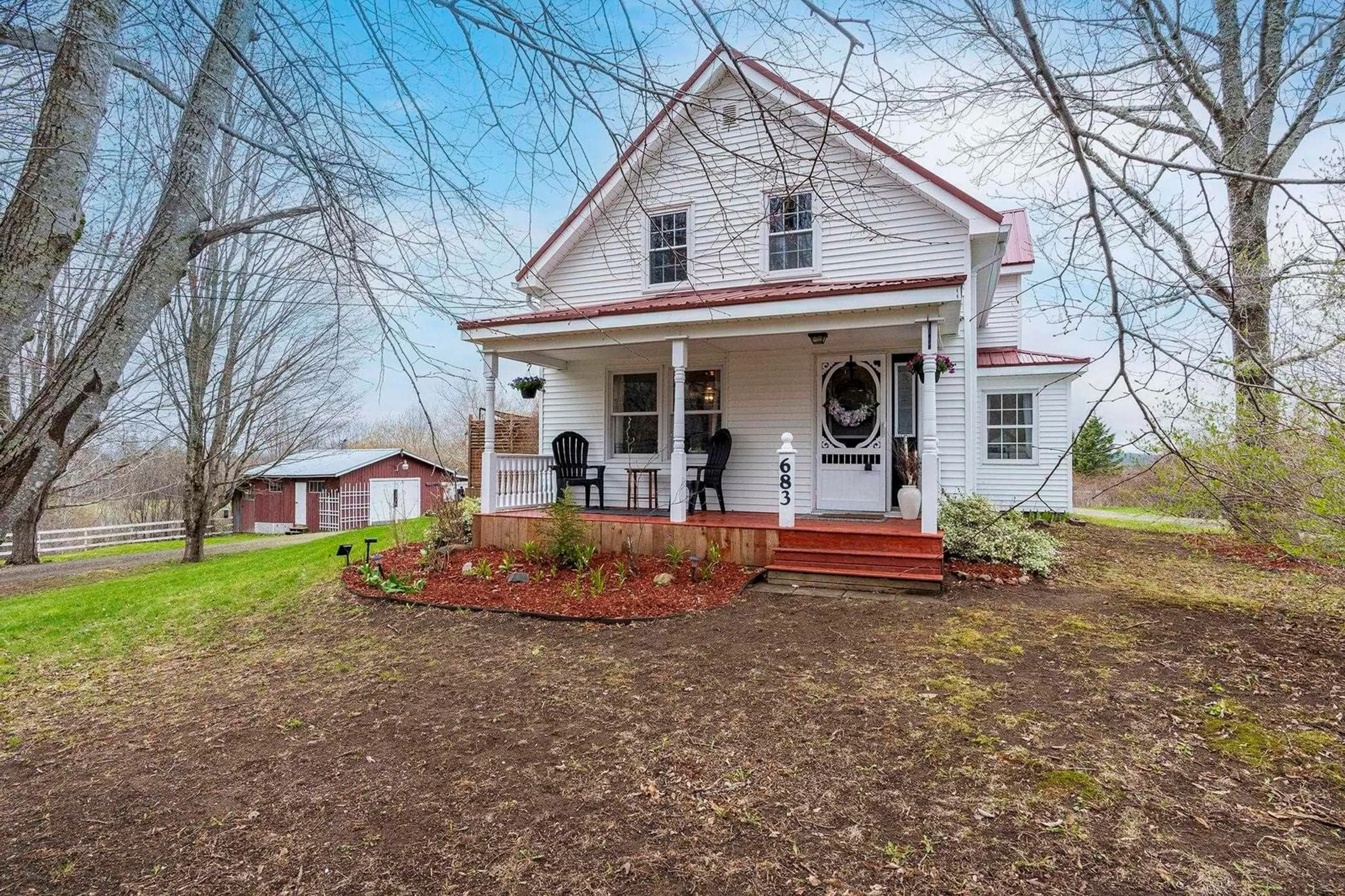 A pic from outside/outdoor area/front of a property/back of a property/a pic from drone, street for 683 Messenger Road, Tremont Nova Scotia B0P 1R0