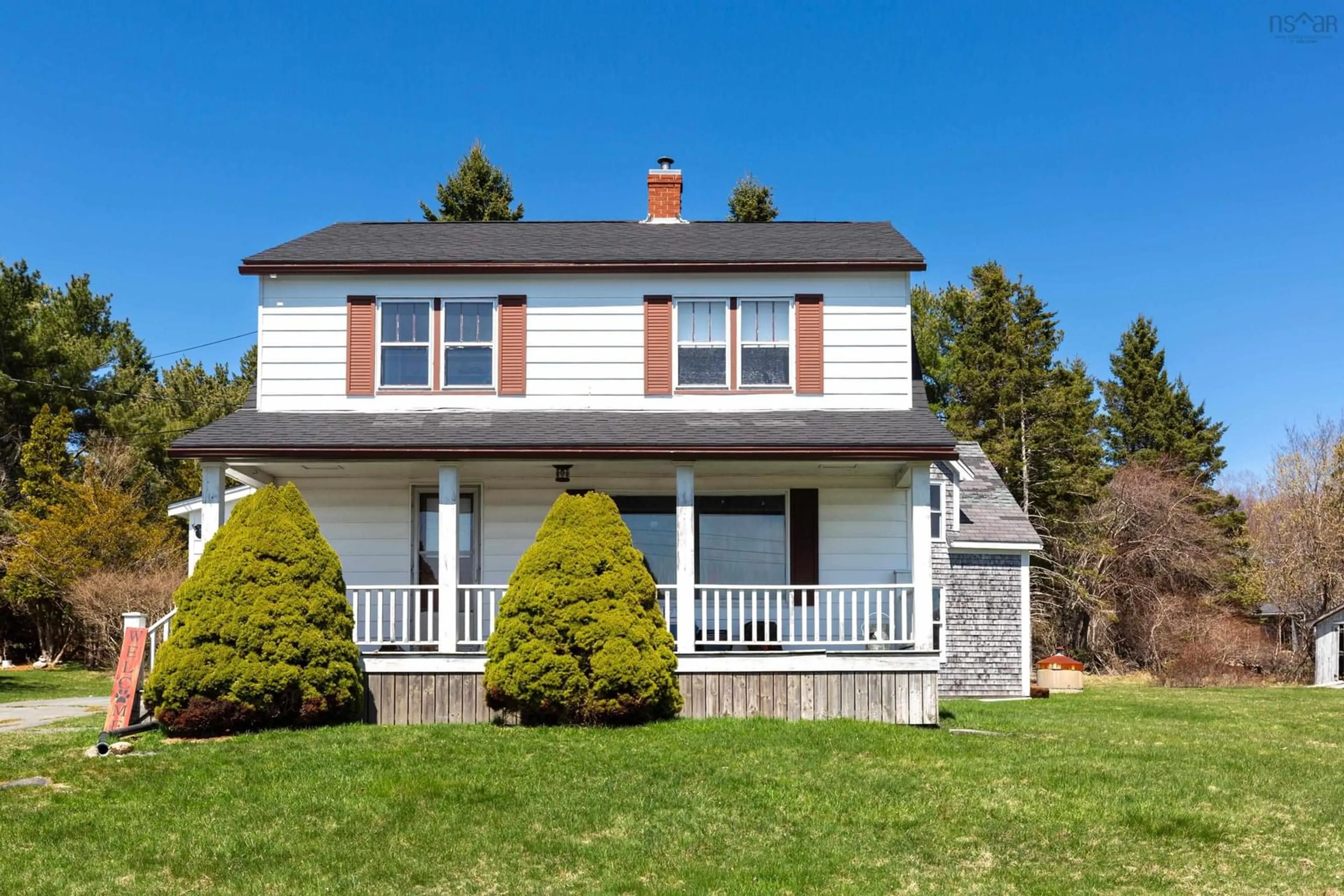 Home with vinyl exterior material, street for 53 Indian Point Rd, Indian Point Nova Scotia B0J 2E0