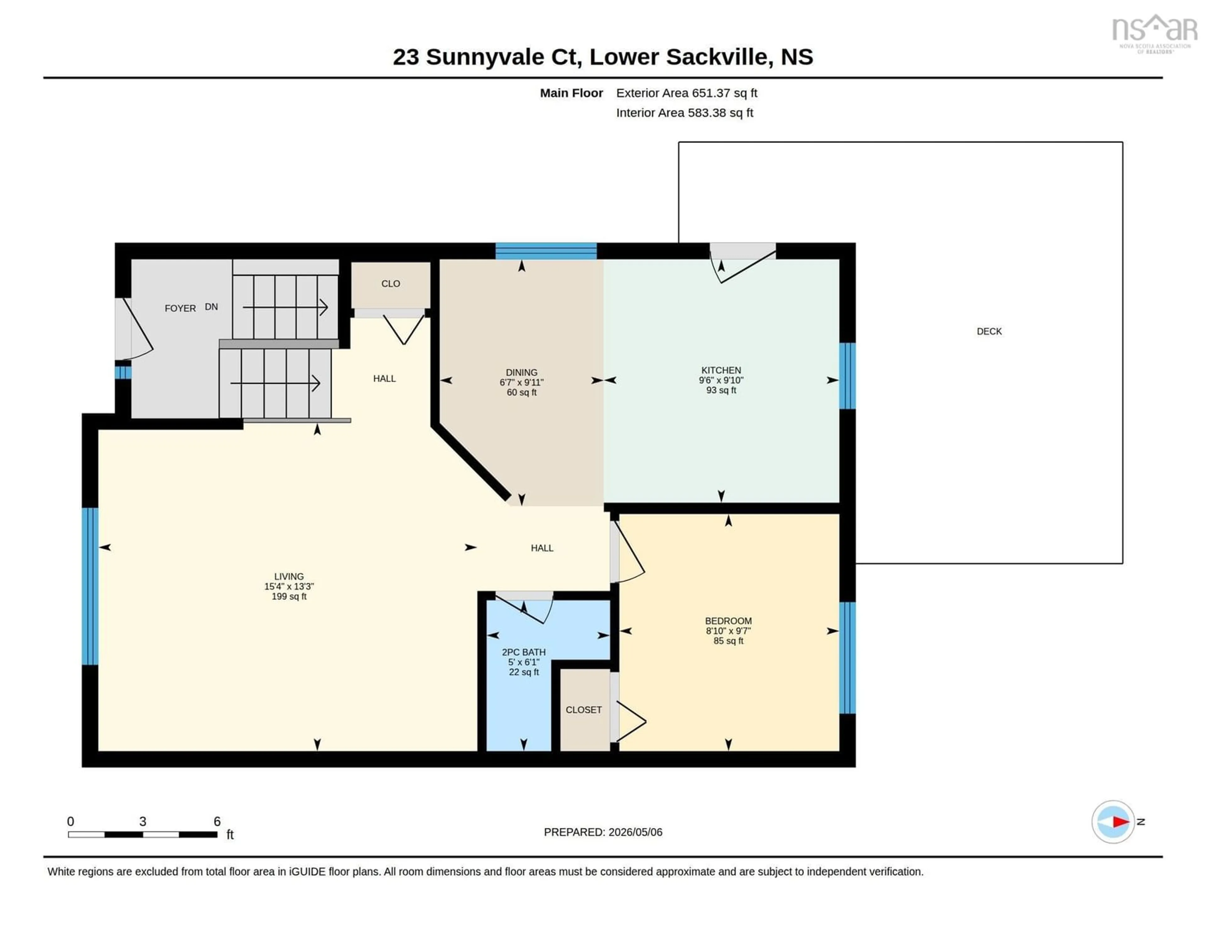 Floor plan for 23 Sunnyvale Crt, Sackville Nova Scotia B4E 2T2