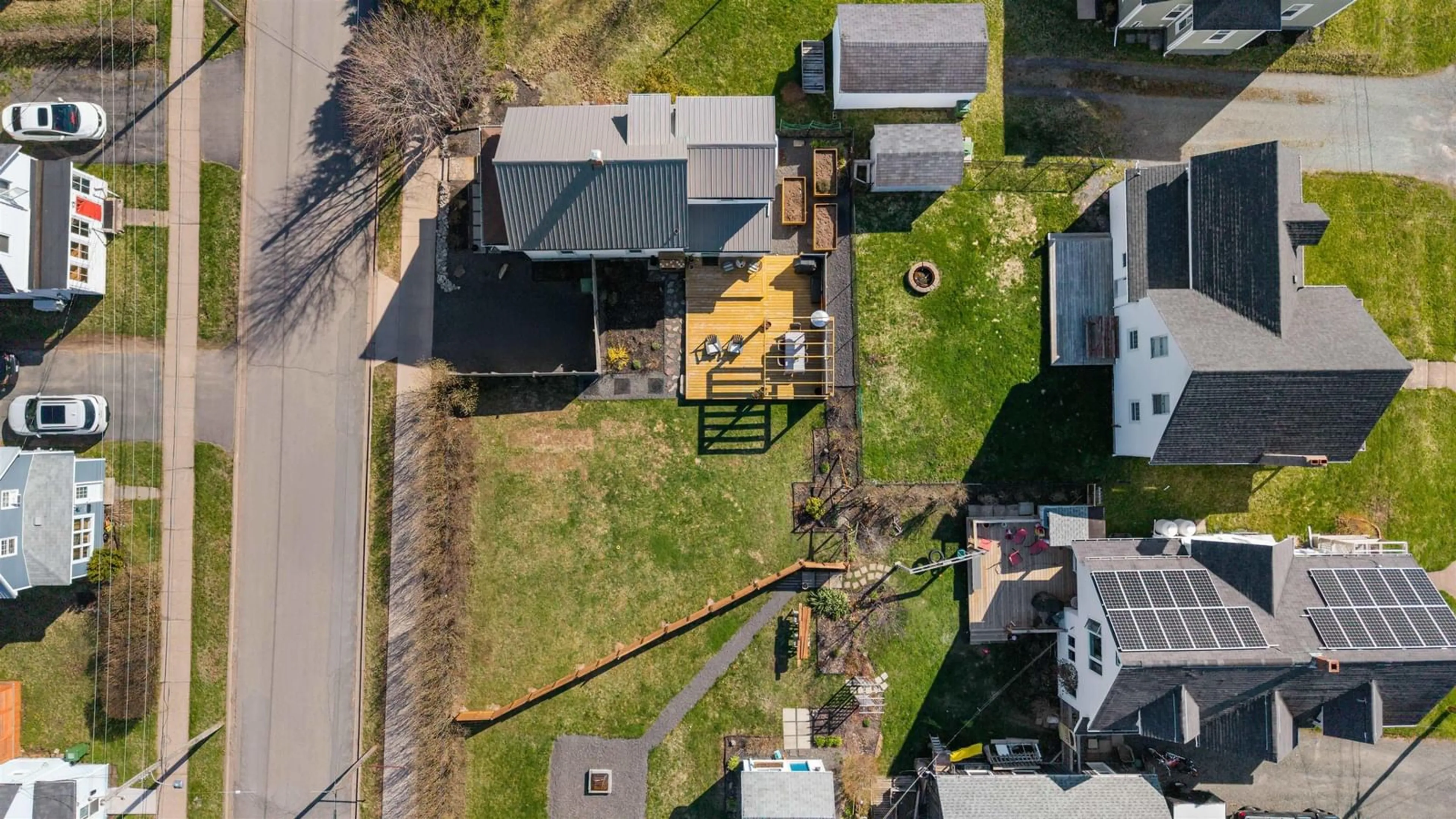 A pic from outside/outdoor area/front of a property/back of a property/a pic from drone, street for Brookside Ave #344, New Glasgow Nova Scotia B2H 3E8
