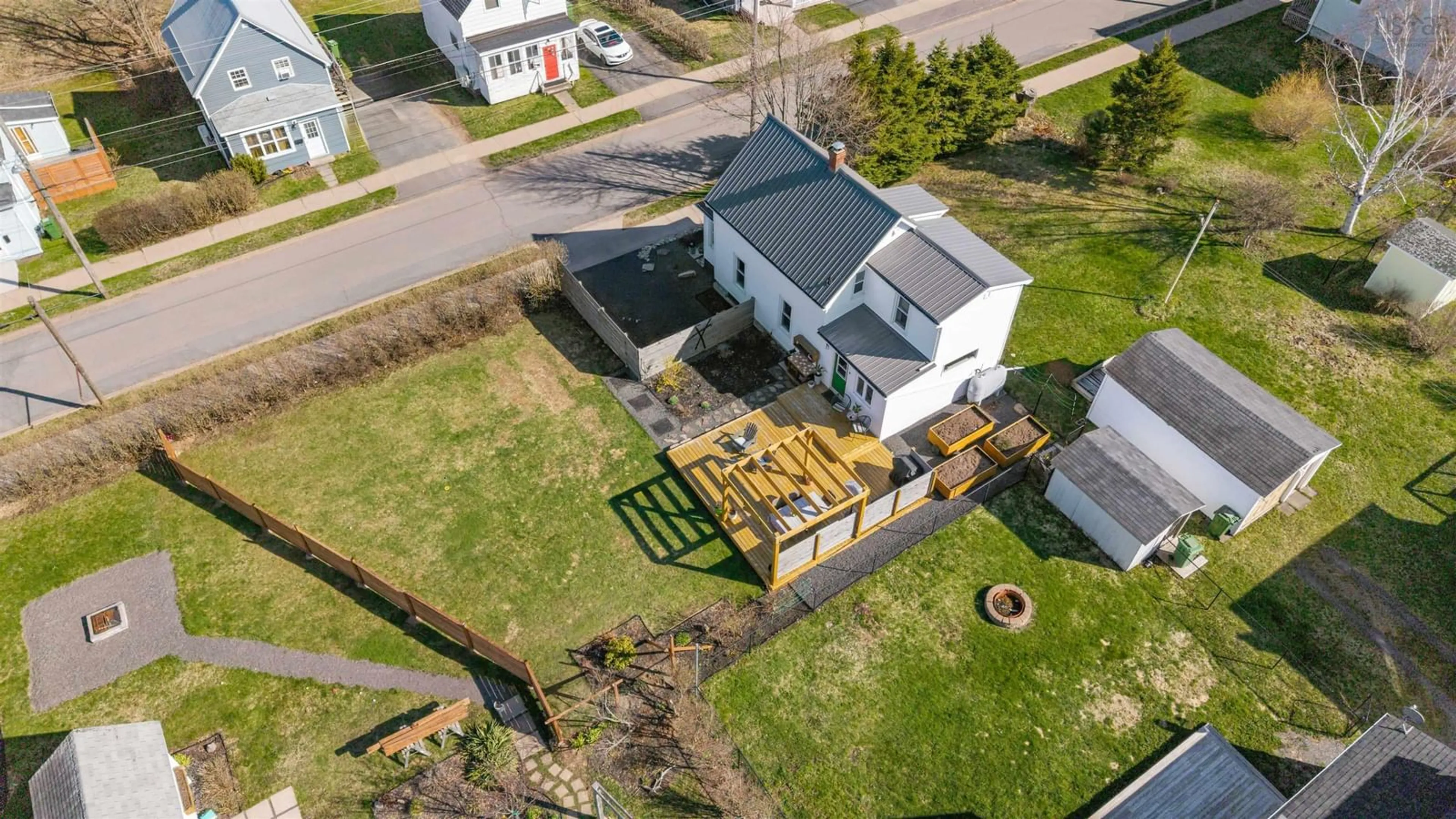 A pic from outside/outdoor area/front of a property/back of a property/a pic from drone, street for Brookside Ave #344, New Glasgow Nova Scotia B2H 3E8