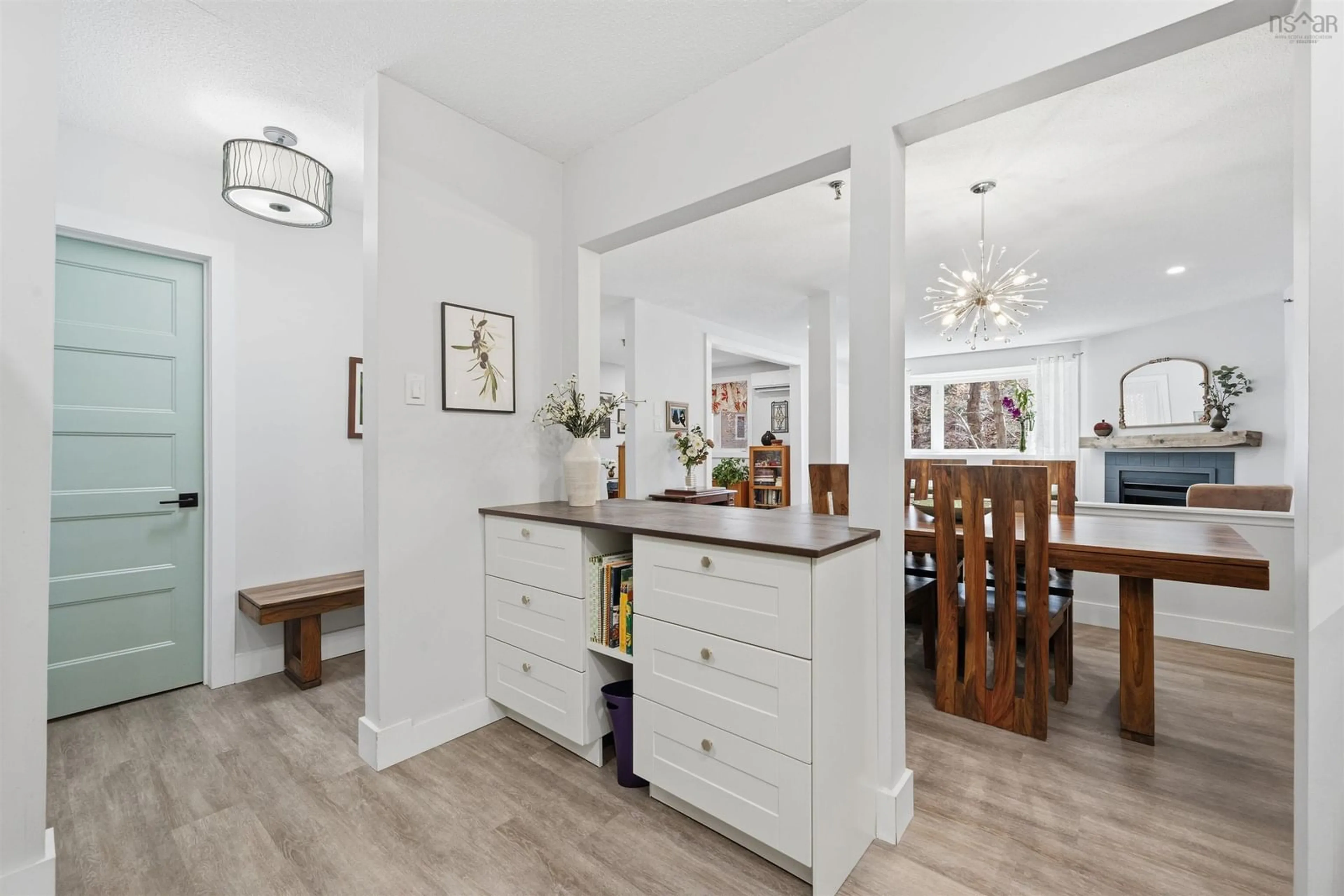 Open concept kitchen, wood/laminate floor for 12 Spinnaker Dr #108, Halifax Nova Scotia B3N 3A8