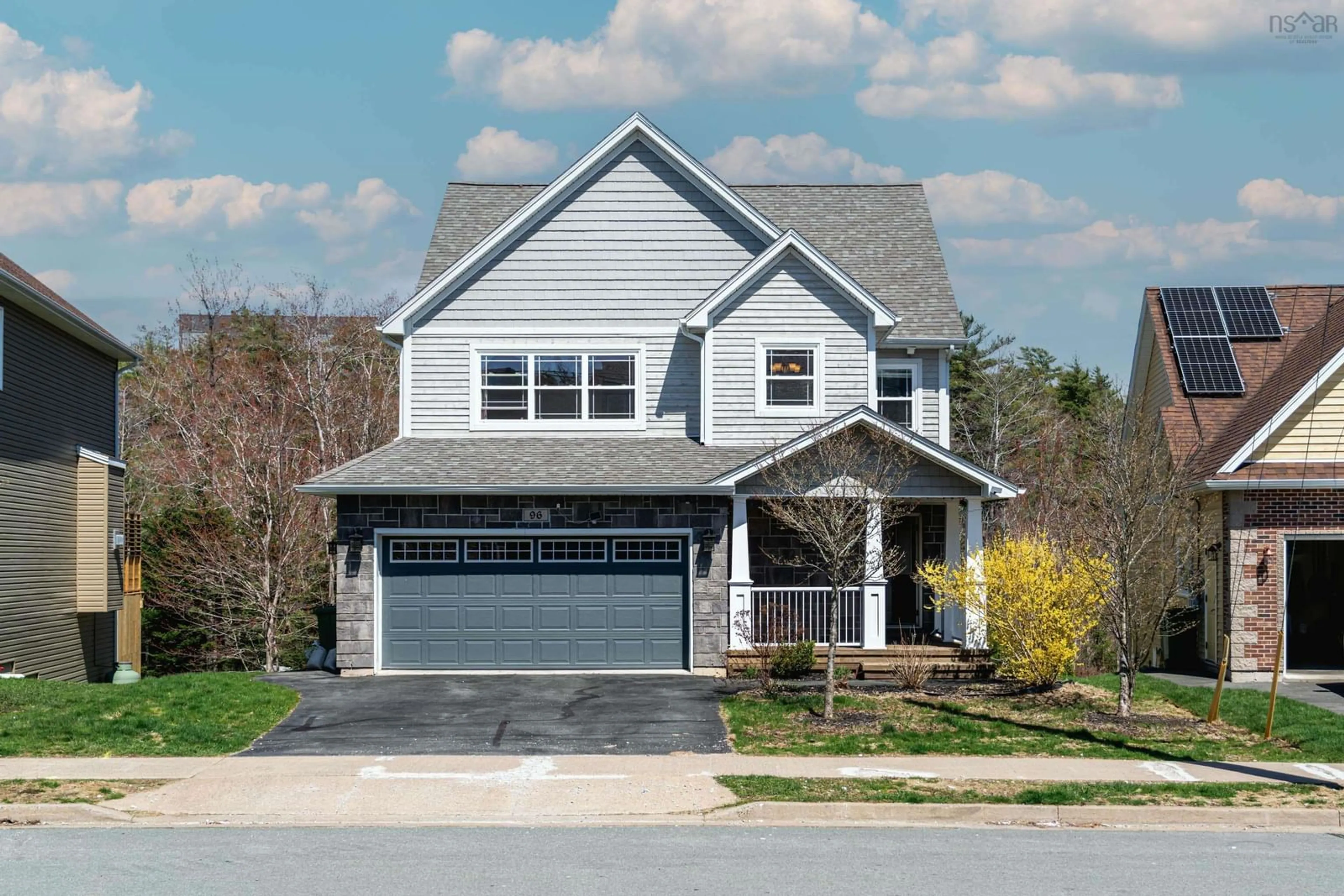 Home with vinyl exterior material, street for 96 Hollyhock Way, Bedford Nova Scotia B4B 0H6